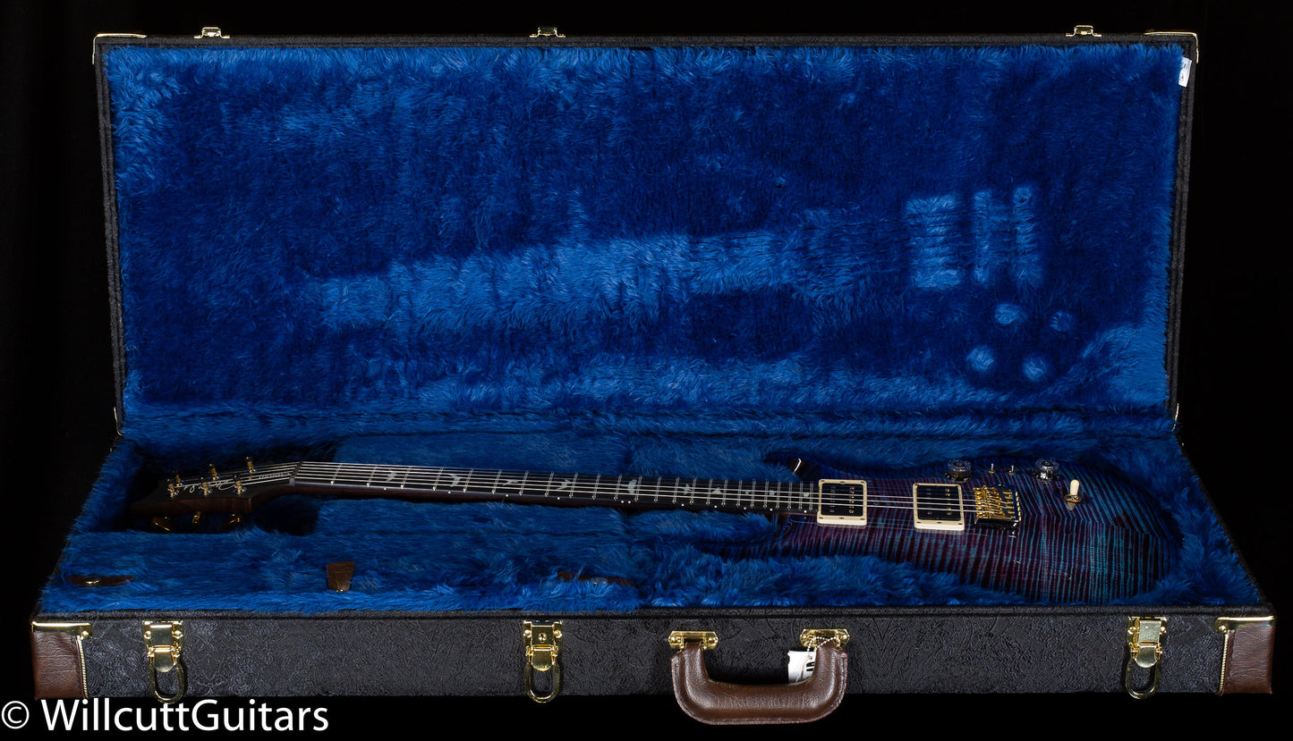 PRS Wood Library Custom 24-08, Violet Blue Burst 10 Top Rosewood Neck (949)