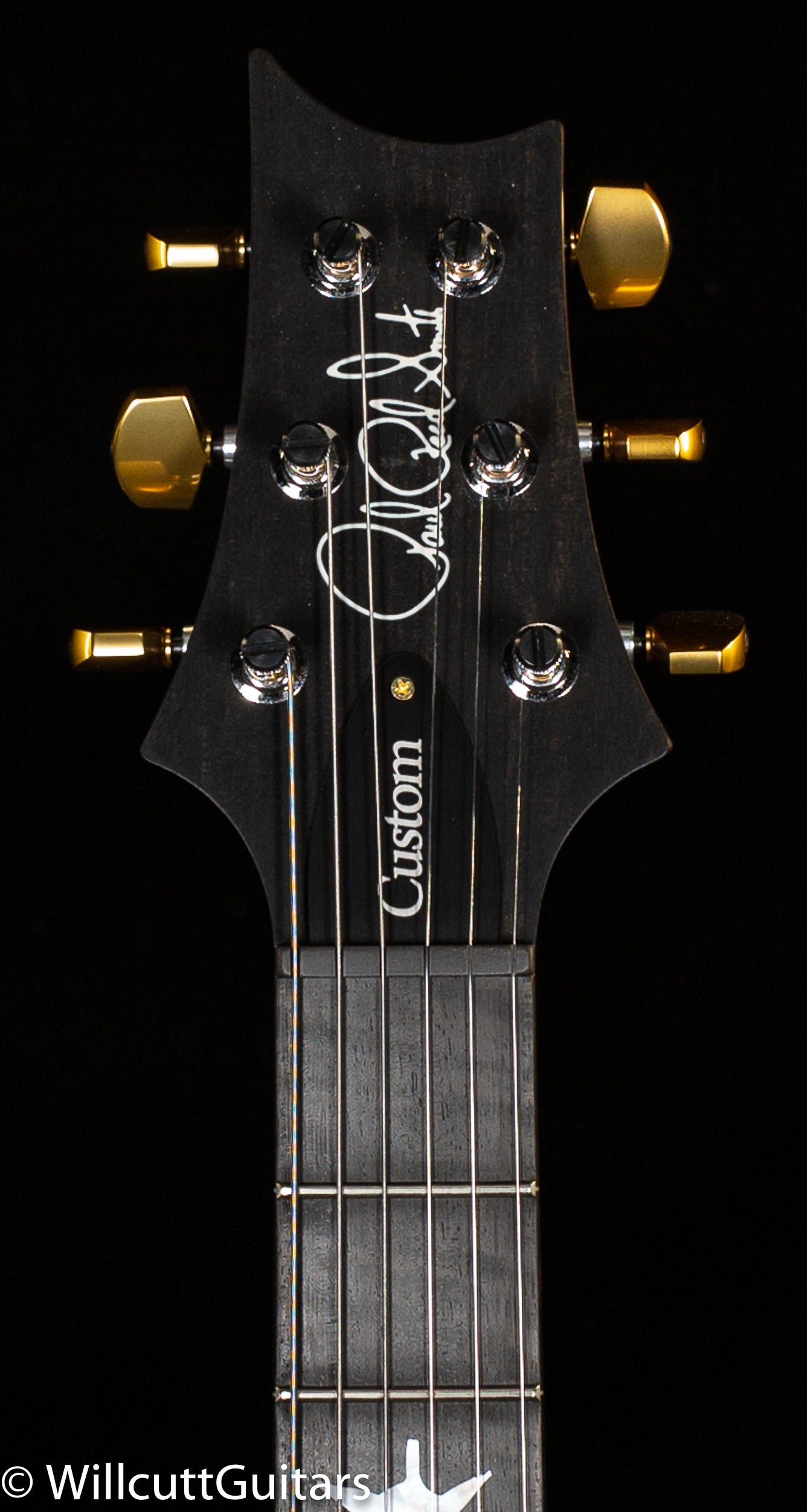 PRS Wood Library Custom 24-08 Black Gold Burst 10 Top Rosewood Neck (950)