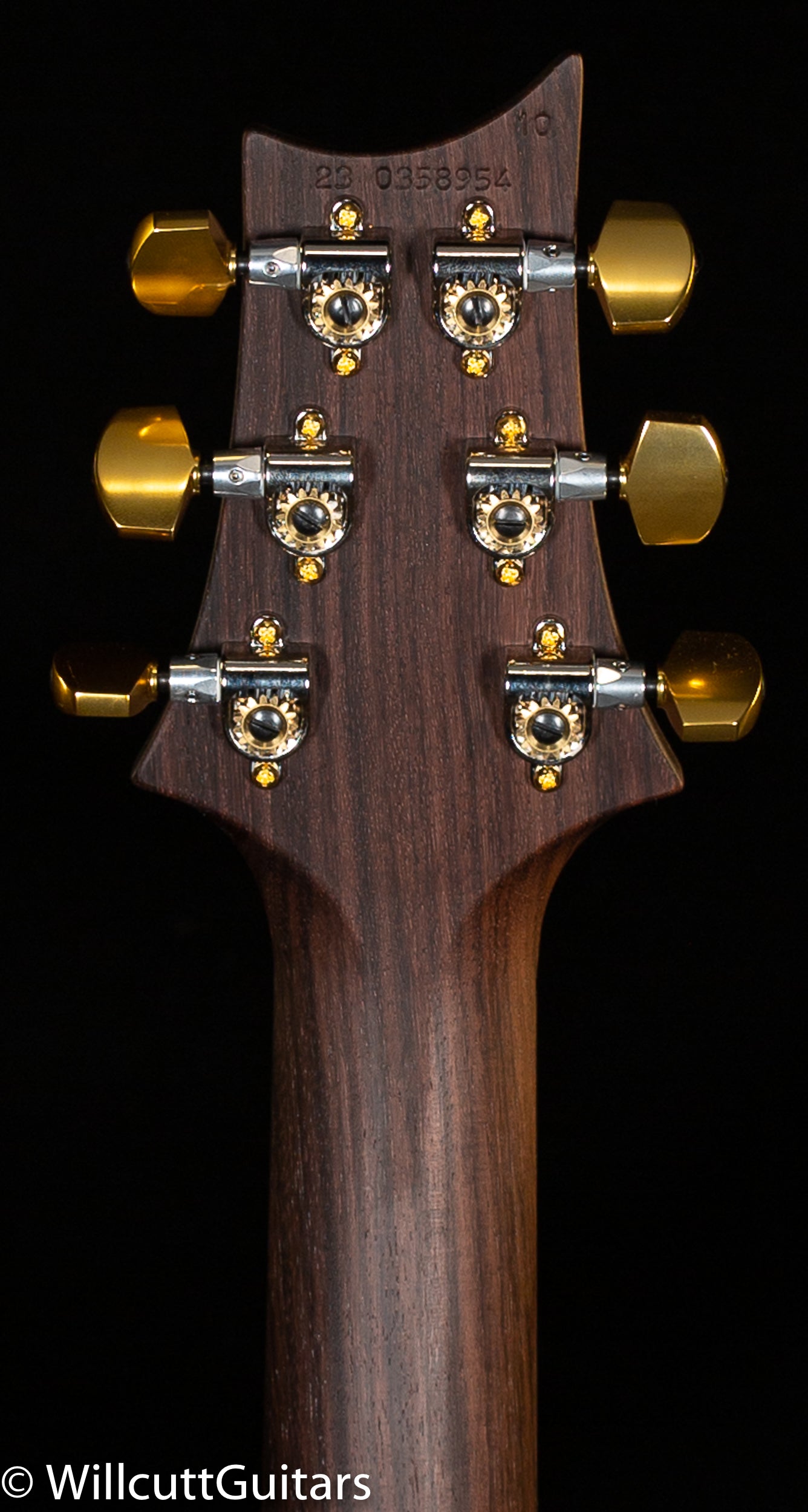 PRS Wood Library Custom 24-08 Blood Orange Smokeburst 10 Top Rosewood Neck (954)
