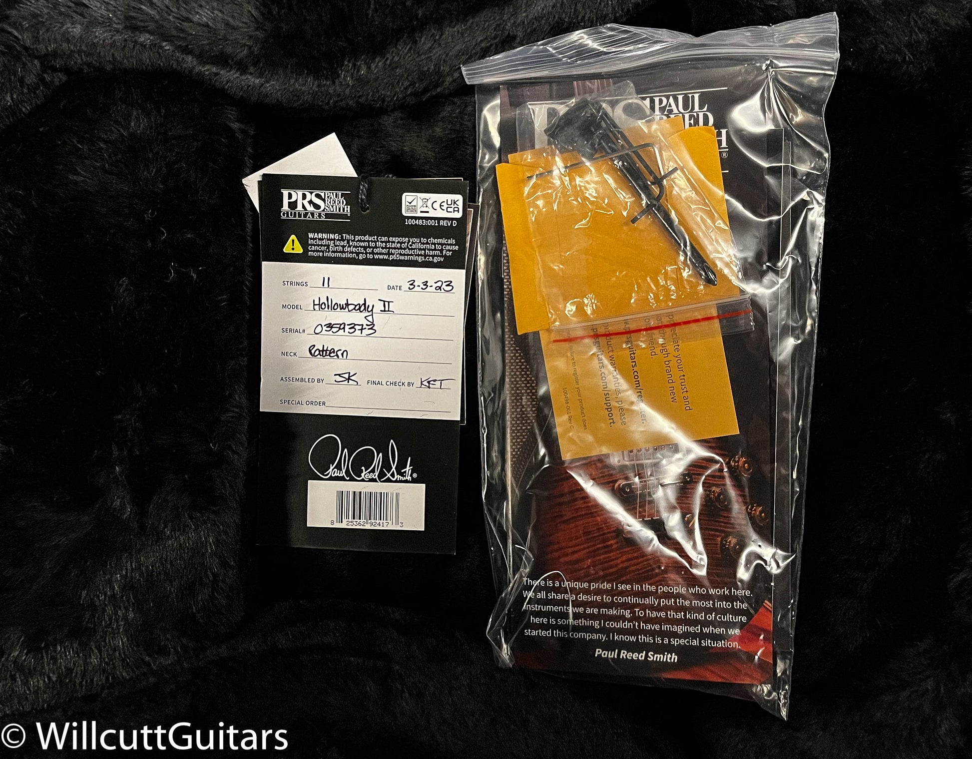 PRS Hollowbody II Gold Top (373)