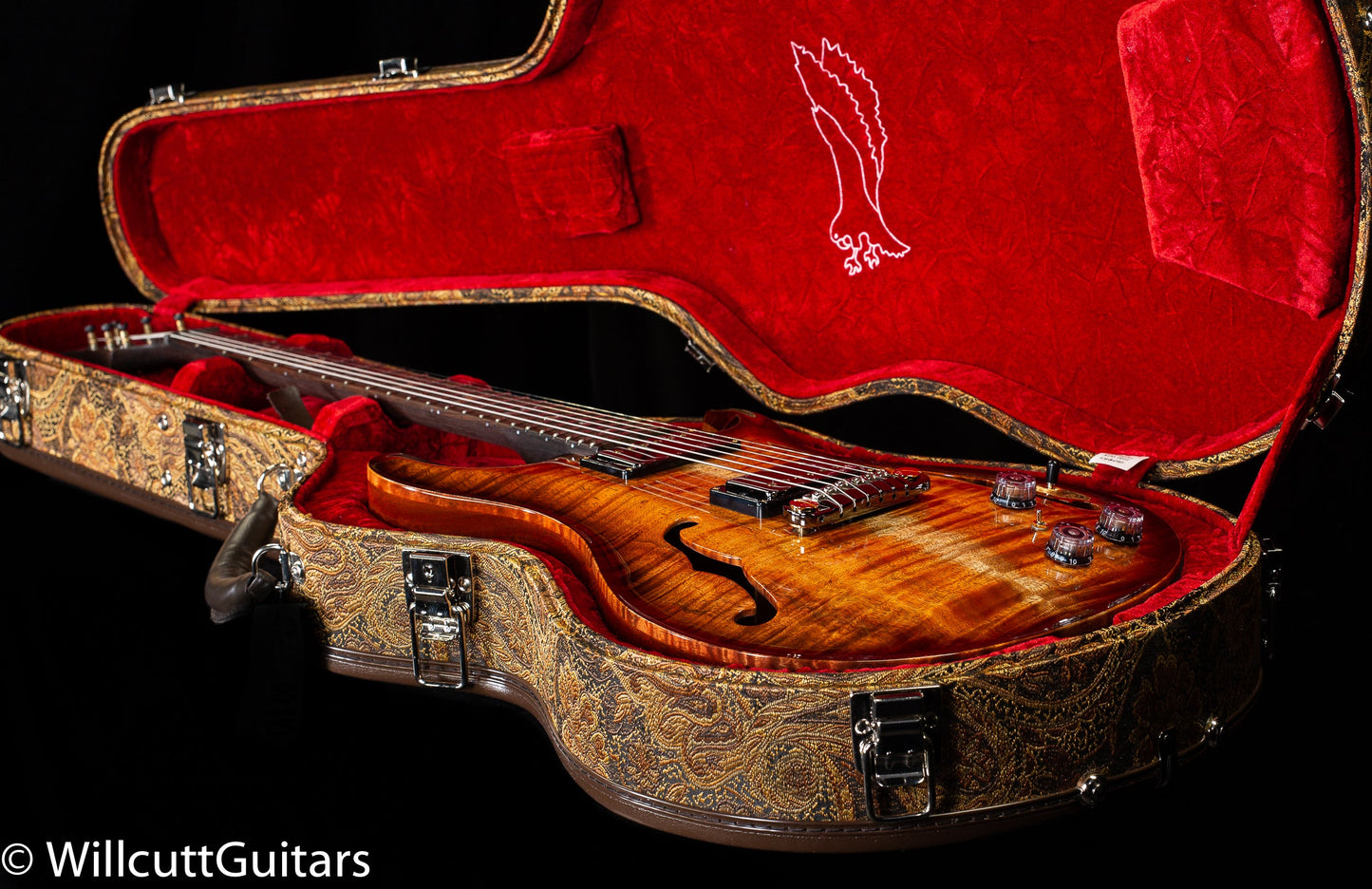 PRS Private Stock 10255 Hollowbody II Piezo Koa (555)