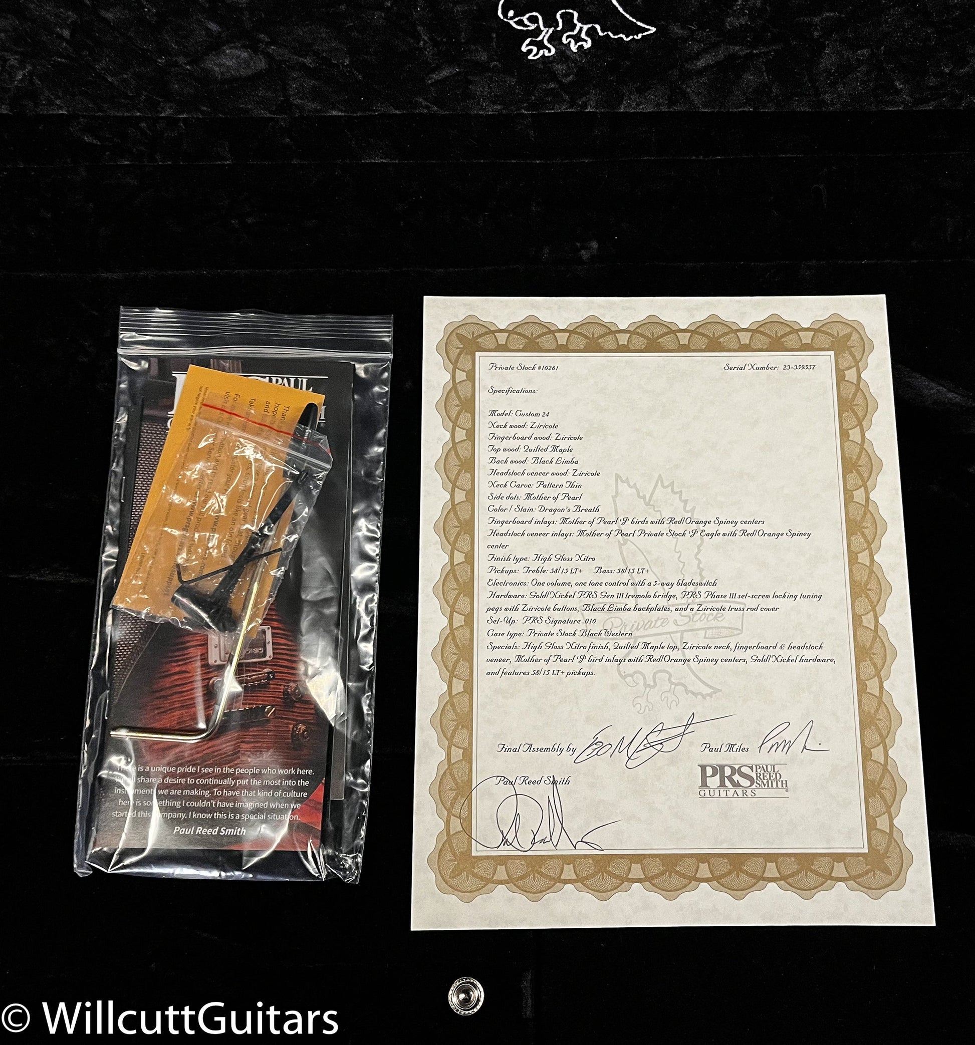 PRS Private Stock 10261 Custom 24 Dragon's Breath (557)