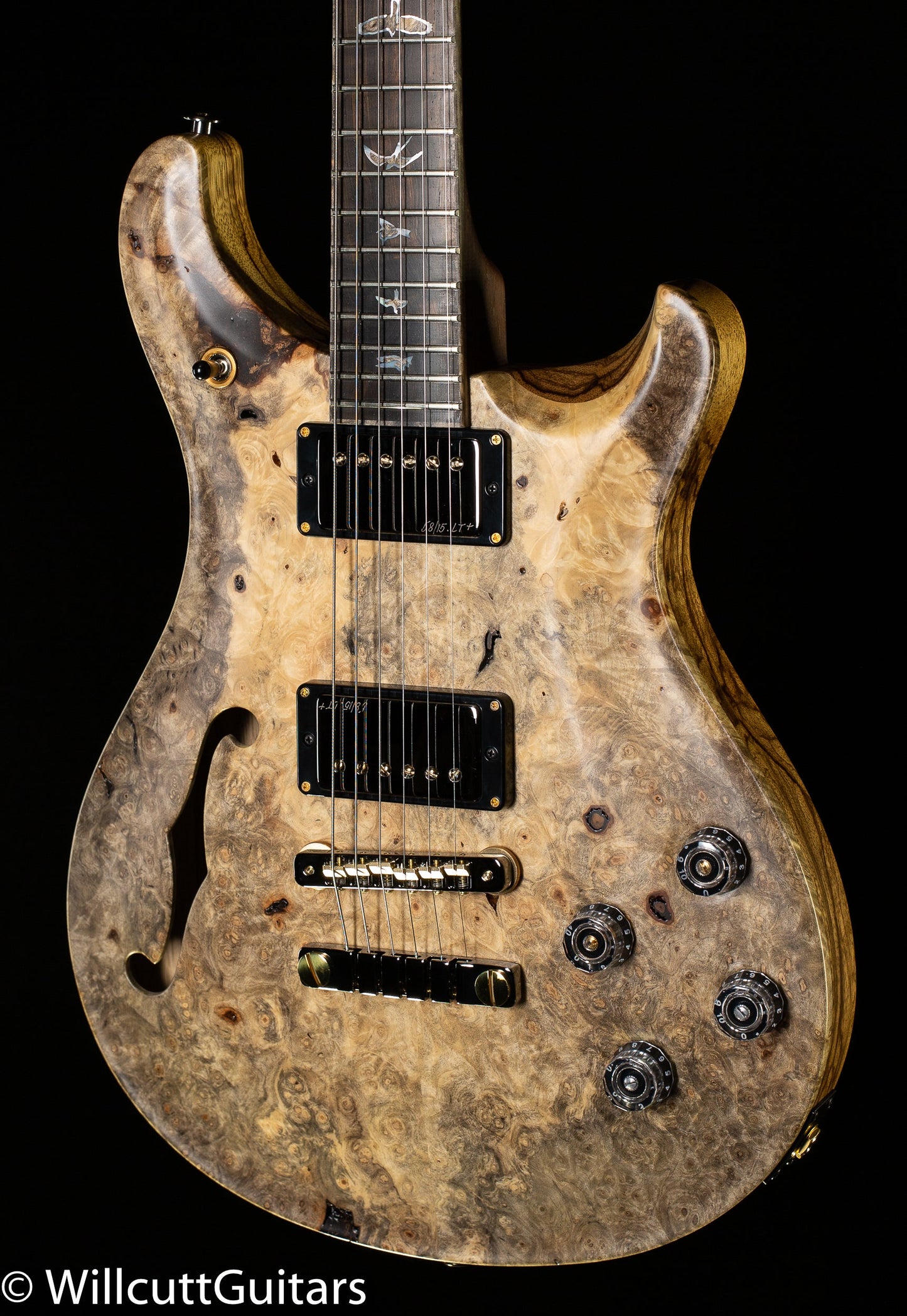 PRS Private Stock 10263 McCarty 594 Semi Hollow Buckeye Burl (412)
