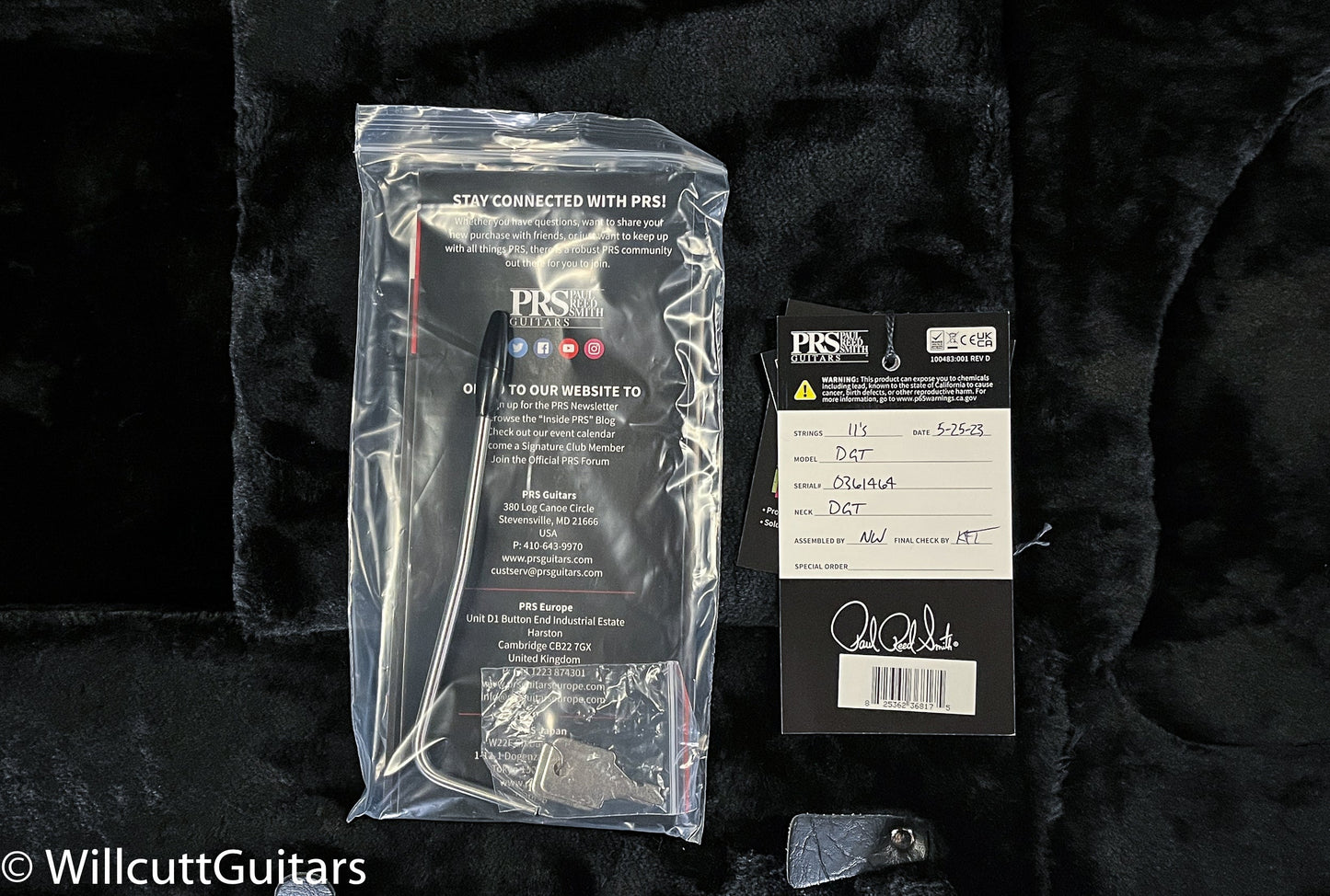 PRS DGT David Grissom Tremolo Grissom Gold Top (464)