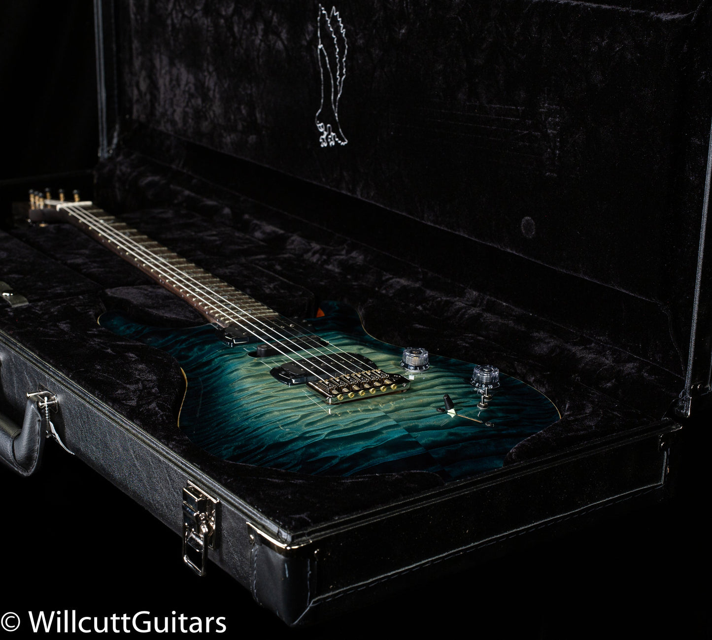 PRS Private Stock 10262 Modern Eagle V Slate Blue Glow (720)