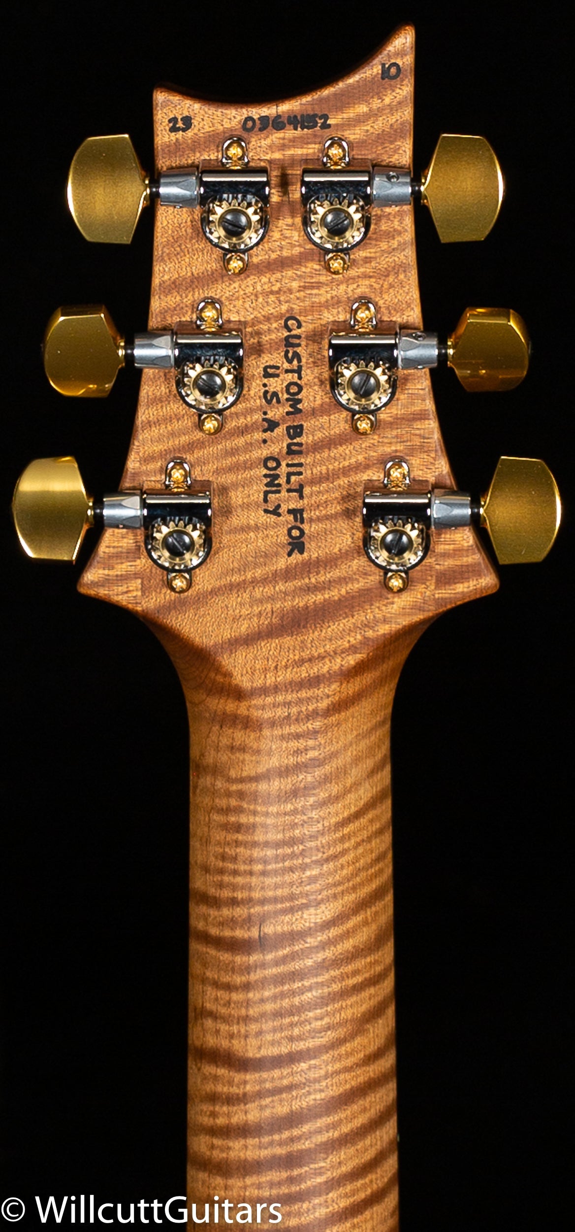 PRS Wood Library Studio Santana Yellow 10 Top Torrefied Maple Neck (152)