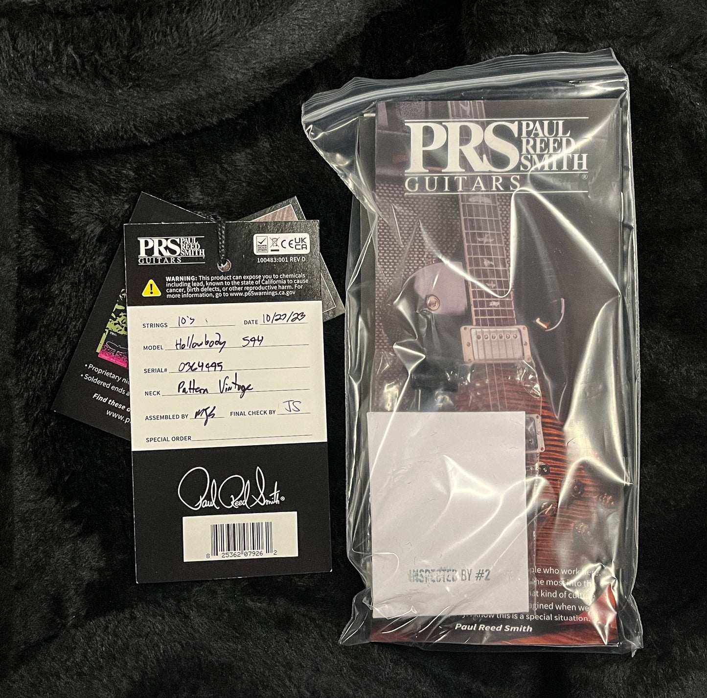 PRS McCarty 594 Hollowbody II Purple Iris (995)
