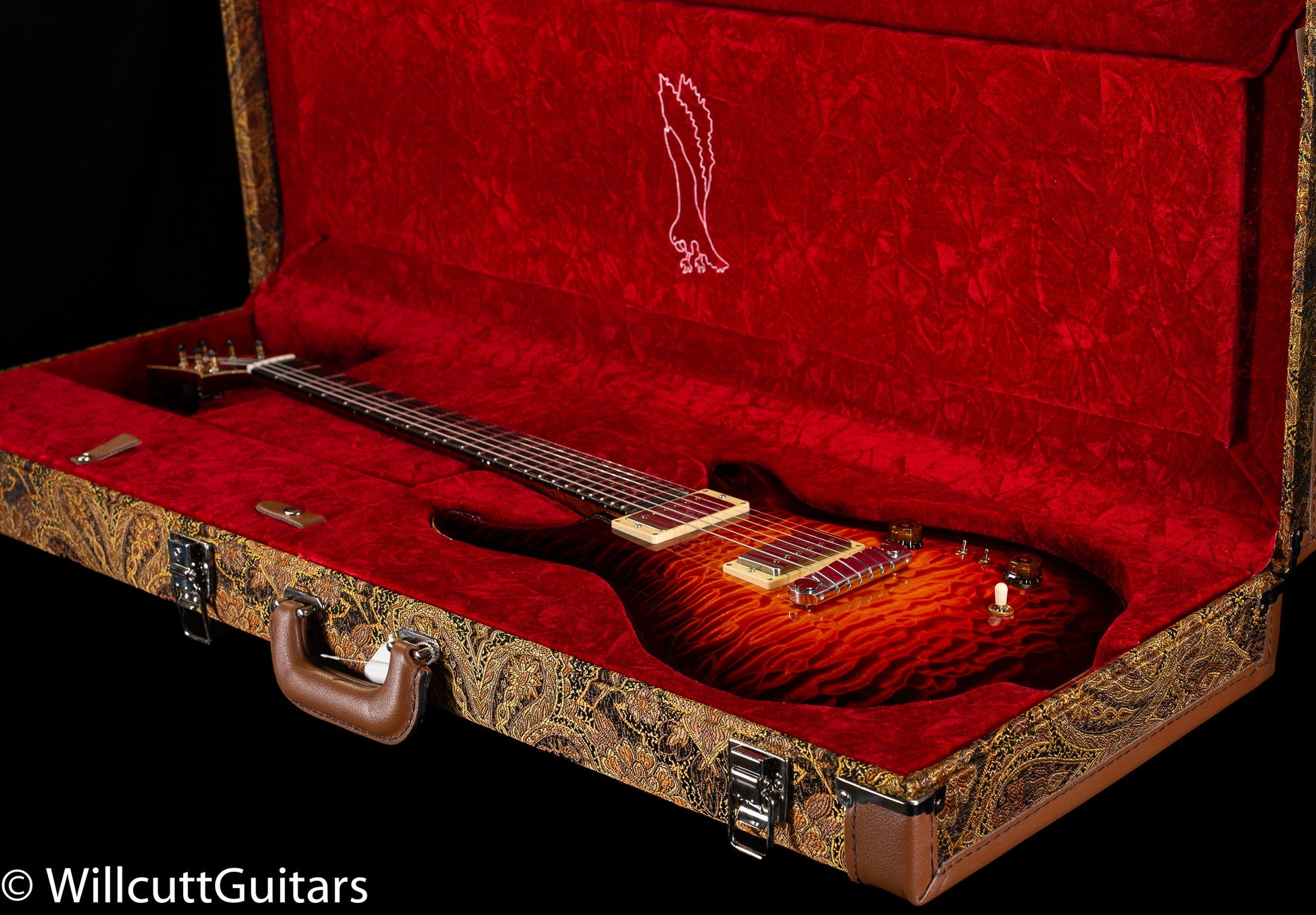 PRS Private Stock 10329 Custom 22-08 Electric Tiger Glow Smokeburst (534)