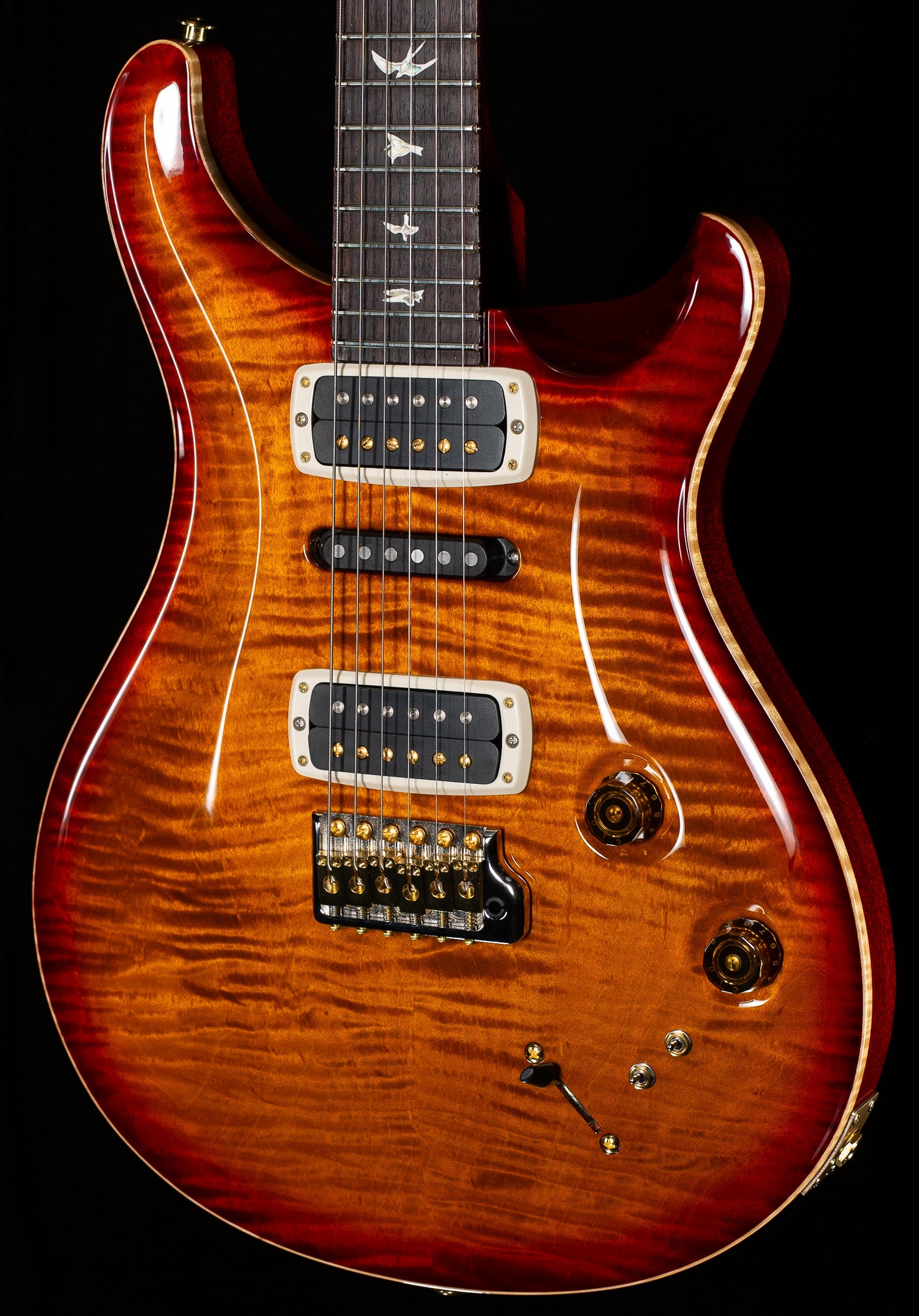 PRS Modern Eagle V  Dark Cherry Burst 10 Top (690)