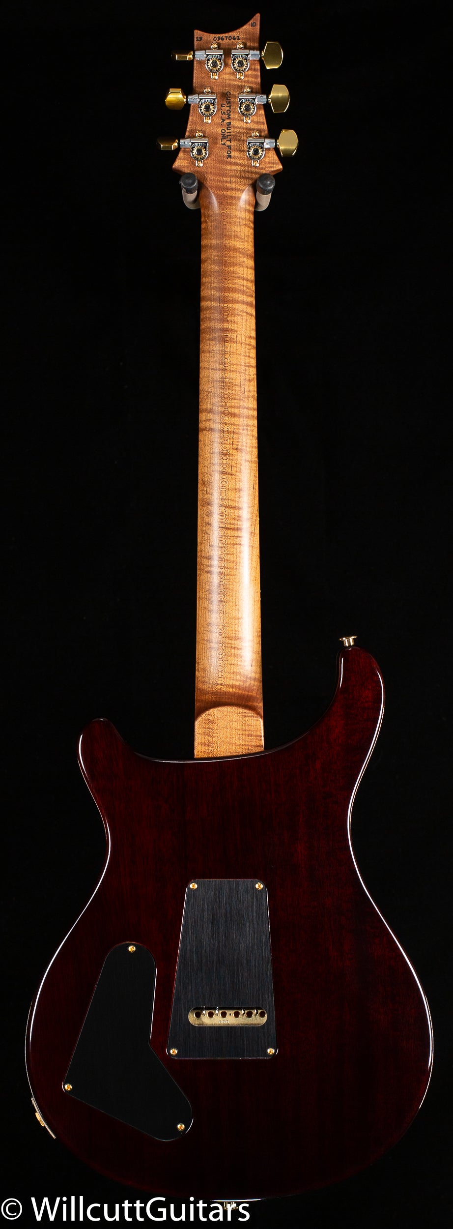PRS Wood Library Studio Black Gold Burst 10 Top Torrefied Maple Neck (062)