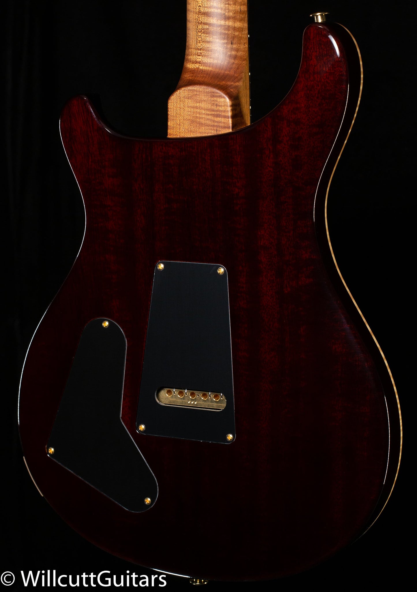 PRS Wood Library Studio Black Gold Burst 10 Top Torrefied Maple Neck (062)