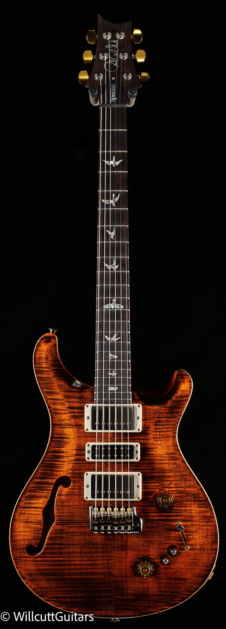 PRS Special Semi-Hollow Orange Tiger 10 Top (293)