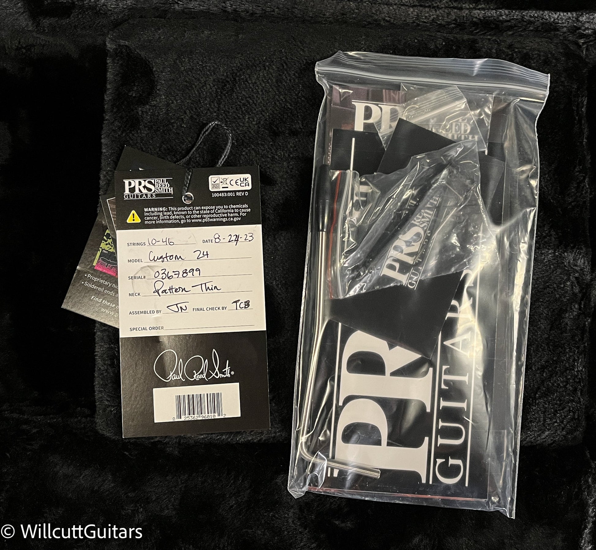 PRS Custom 24 Charcoal Cherry Sunburst (899)