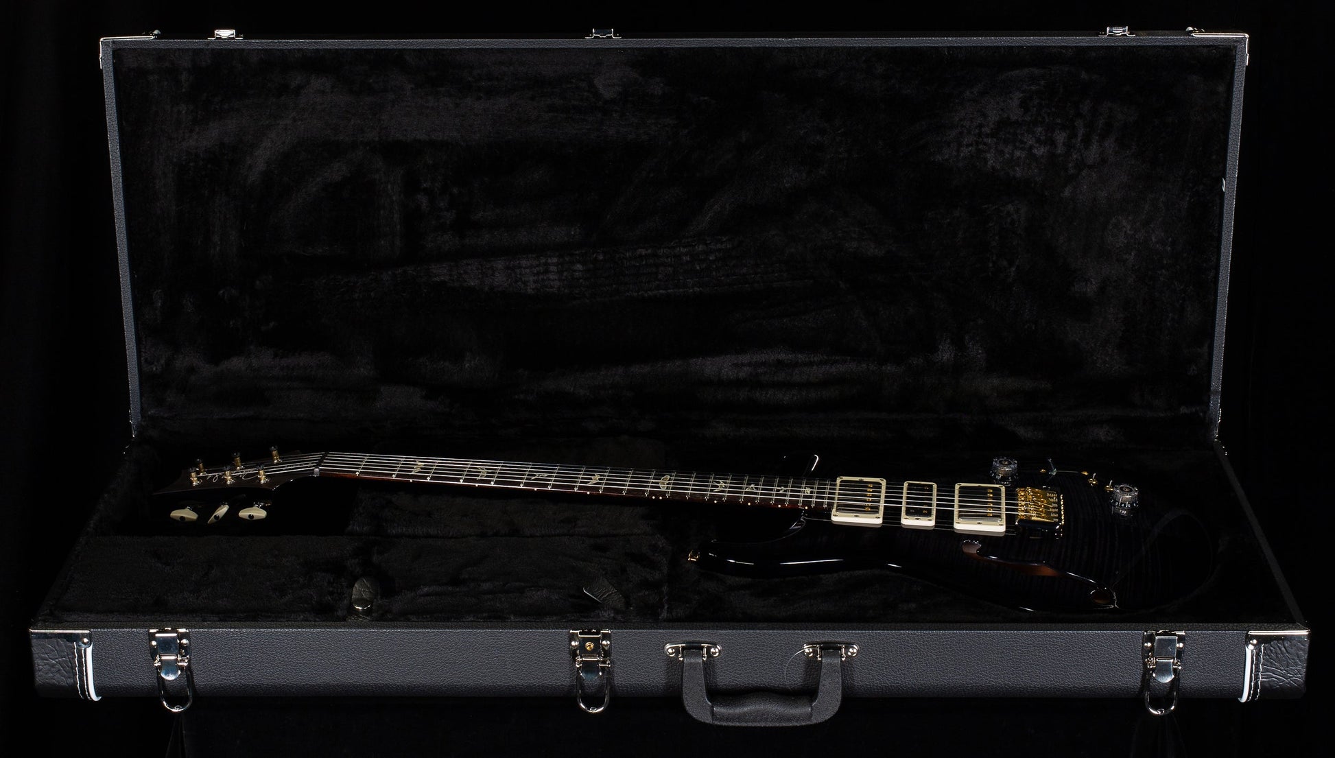 PRS Special Semi-Hollow Charcoal Burst Wrap 10 Top (374)