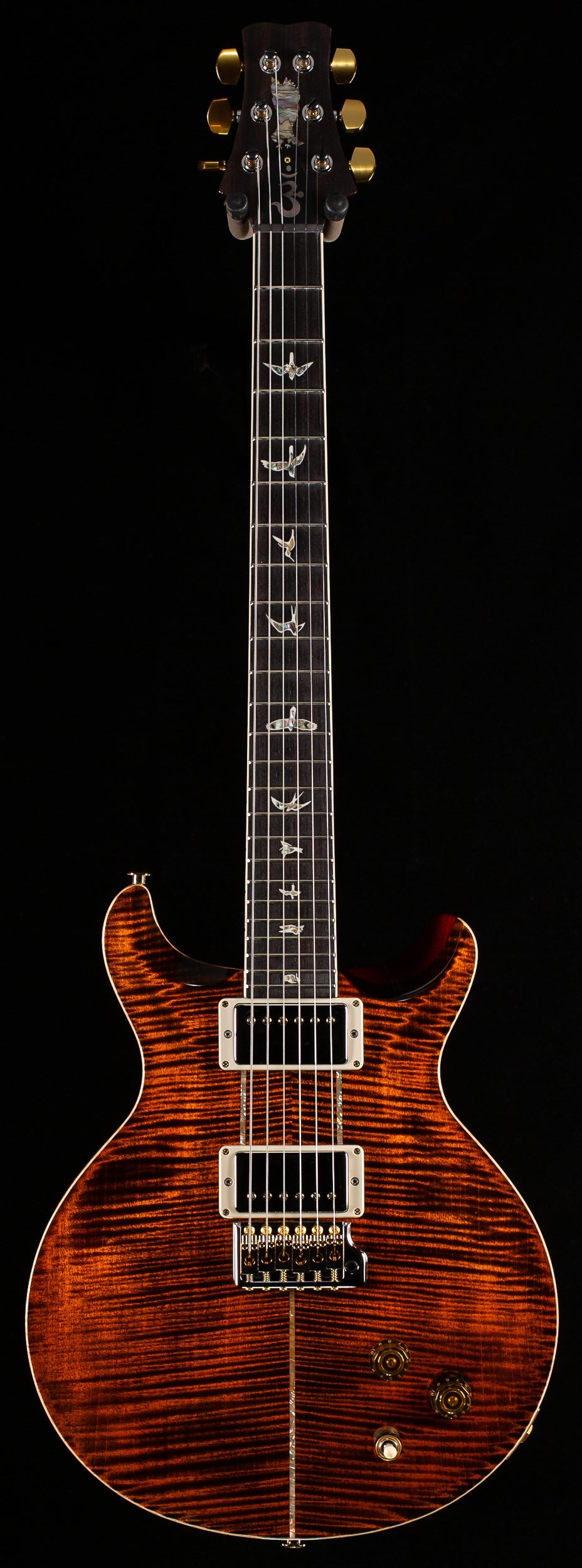 PRS Santana Retro Orange Tiger 10 top (212)