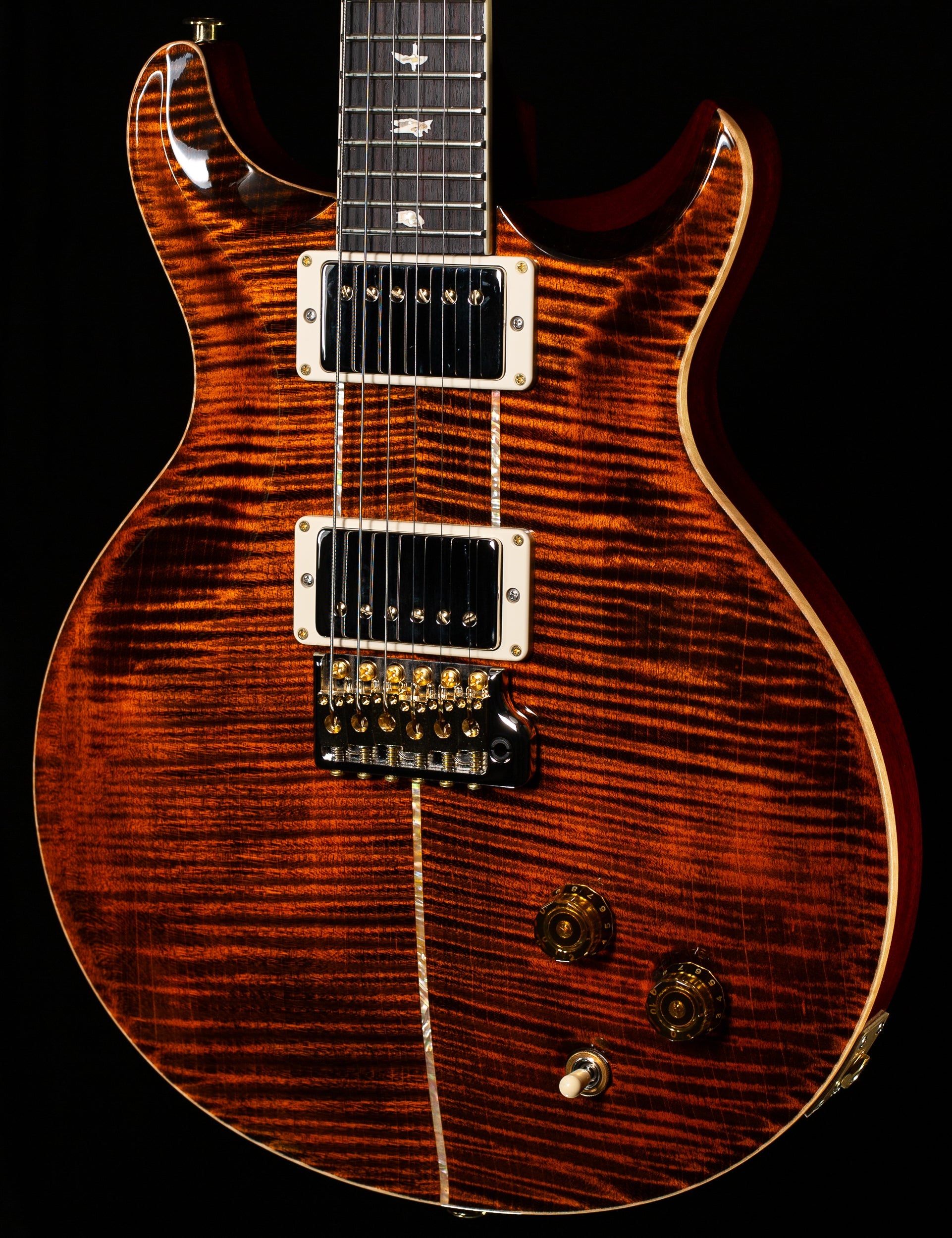 PRS Santana Retro Orange Tiger 10 top (212)