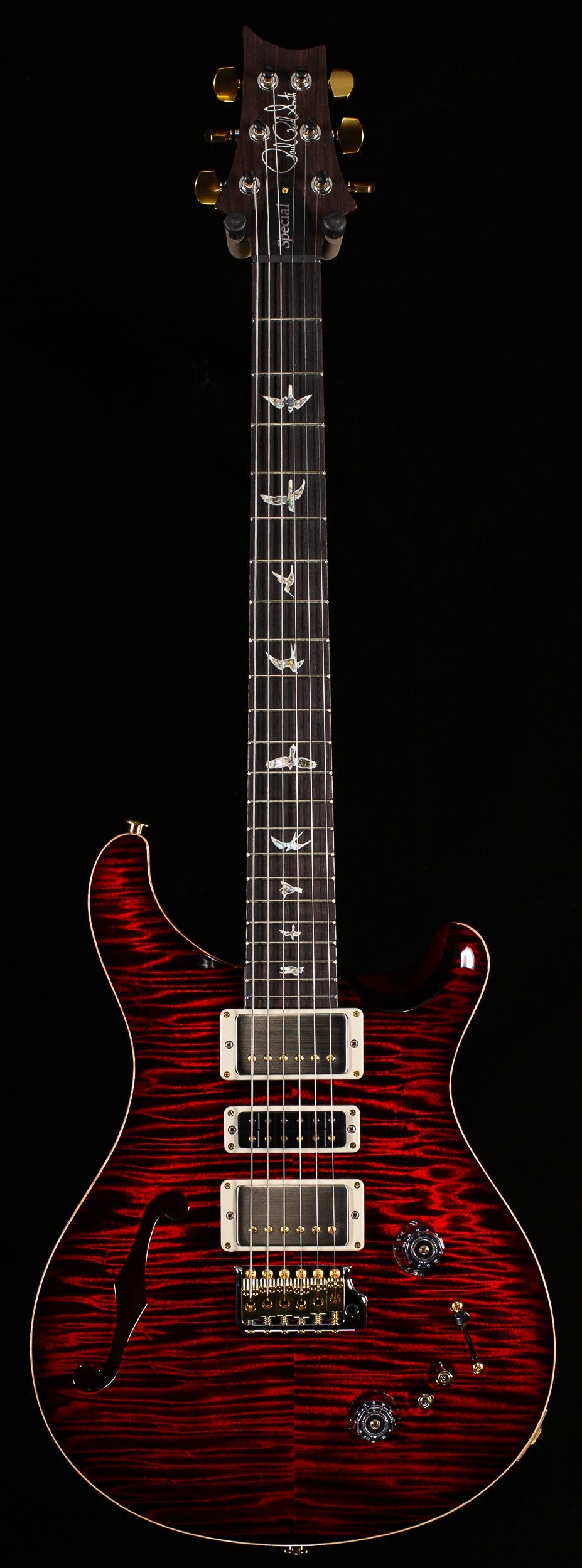 PRS Special Semi-Hollow Fire Red Burst 10 Top (460)
