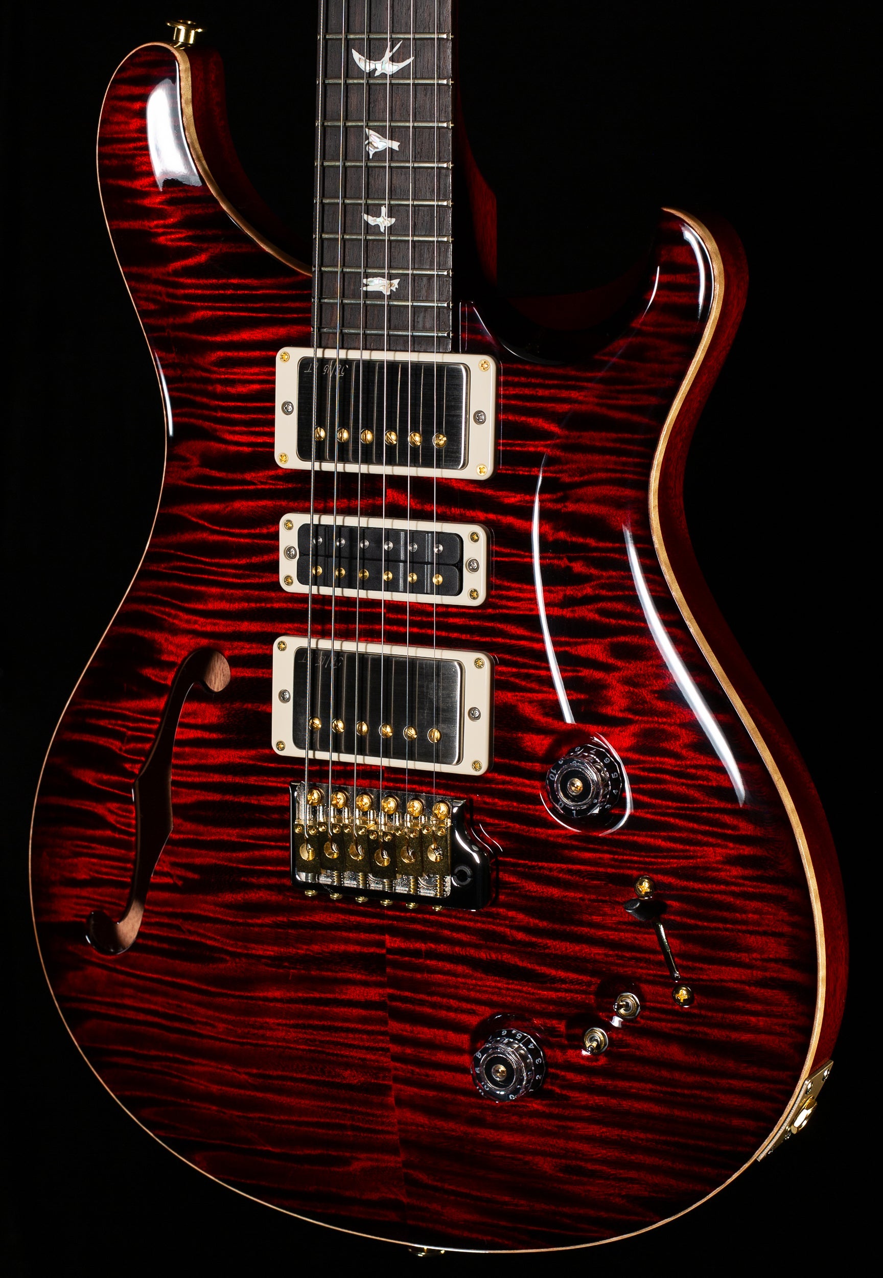 PRS Special Semi-Hollow Fire Red Burst 10 Top (460)