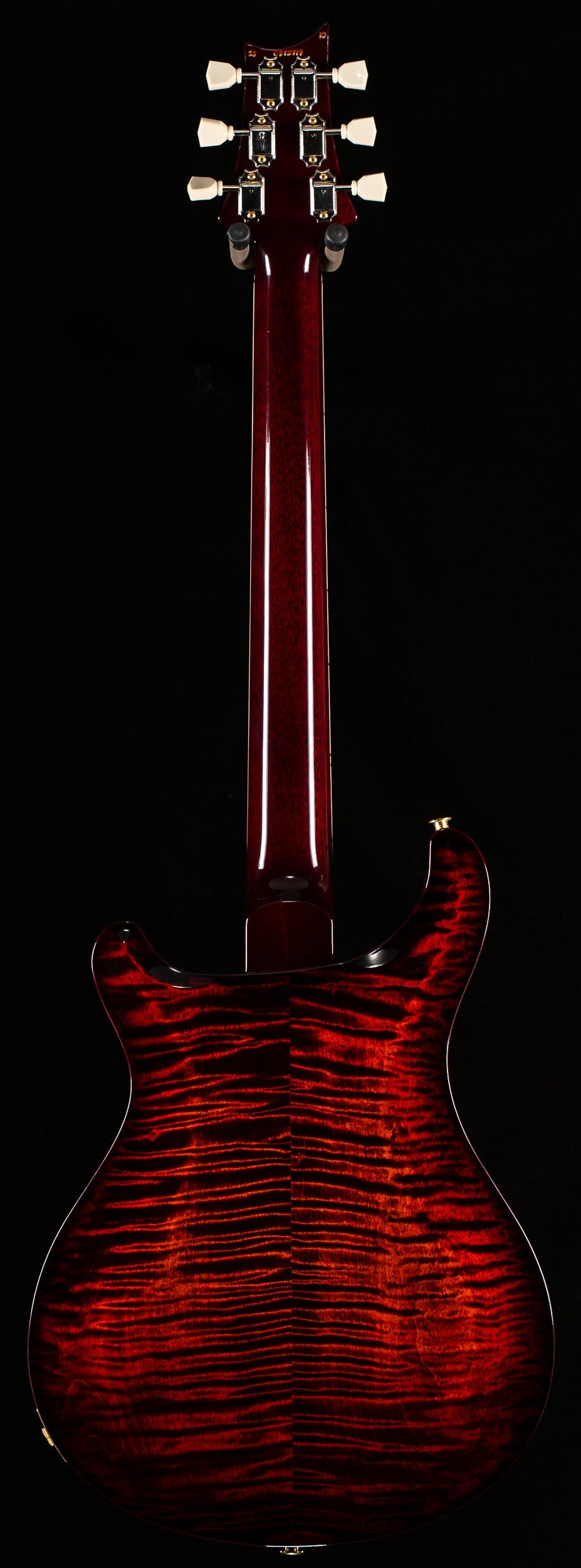 PRS McCarty 594 Hollowbody II Fire Red Smoke Burst 10 top (719)