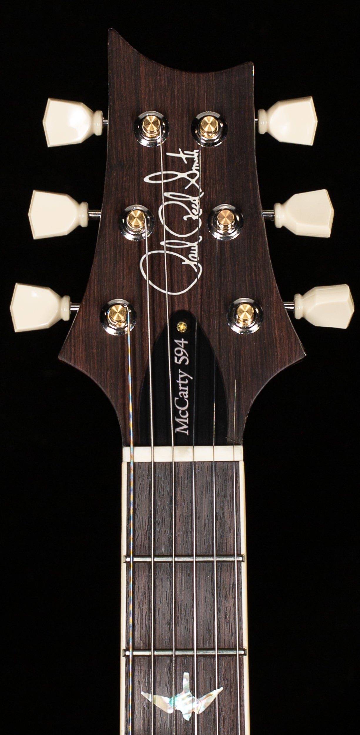 PRS McCarty 594 Hollowbody II Fire Red Smoke Burst 10 top (719)
