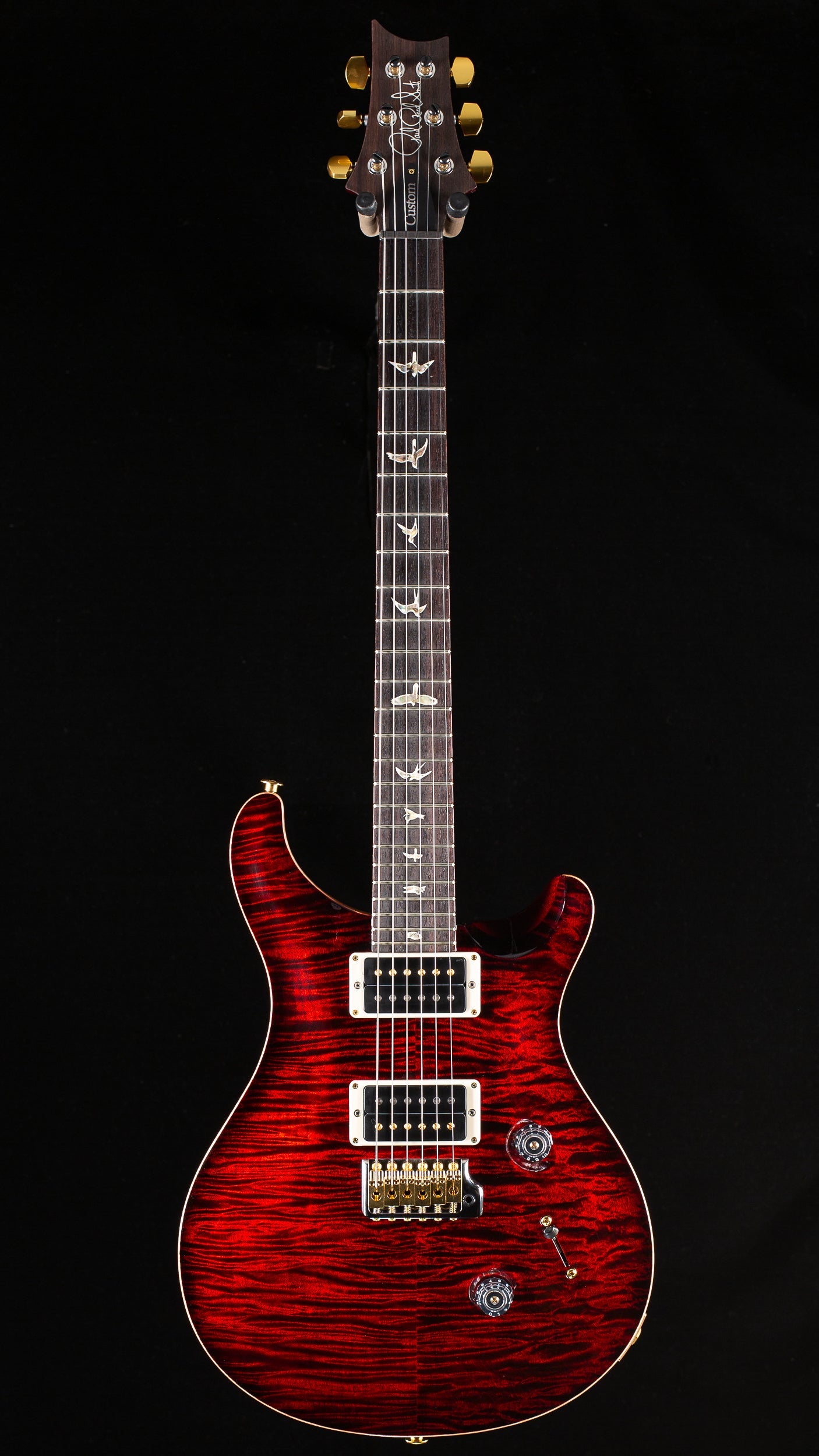 PRS Custom 24 Fire Red Burst 10 Top (180)