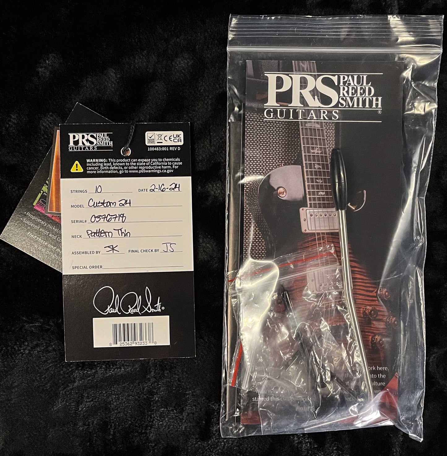 PRS Custom 24 Custom Color Faded Whale Blue Burst Wrap (718)