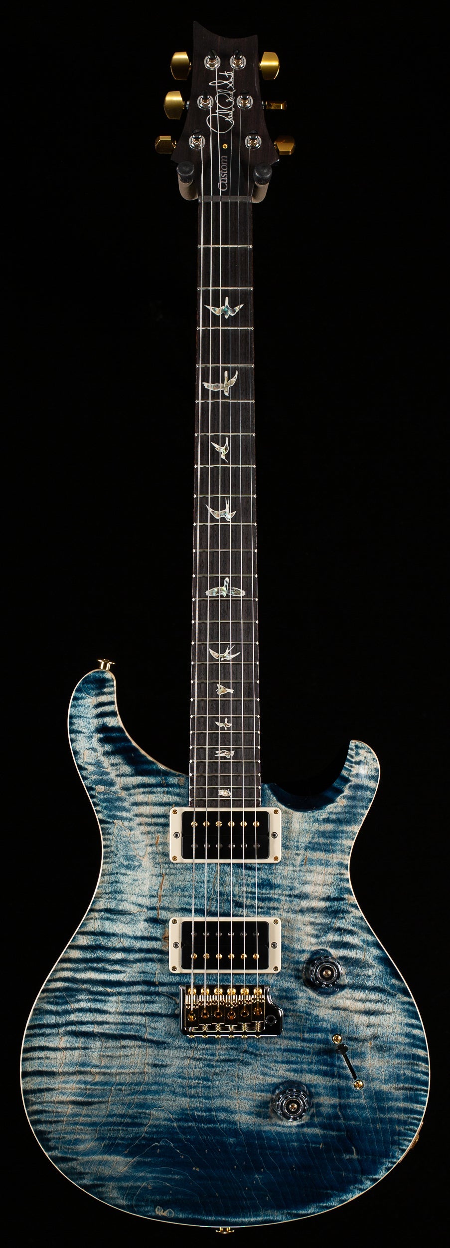 PRS Custom 24 Faded Whale Blue 10 Top (730)
