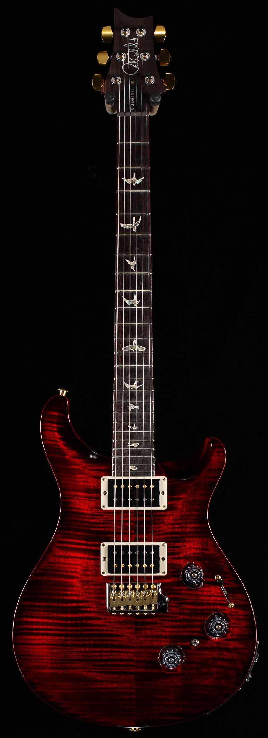 PRS Custom 24 Piezo Custom Color Fire Red Burst Wrap (838)