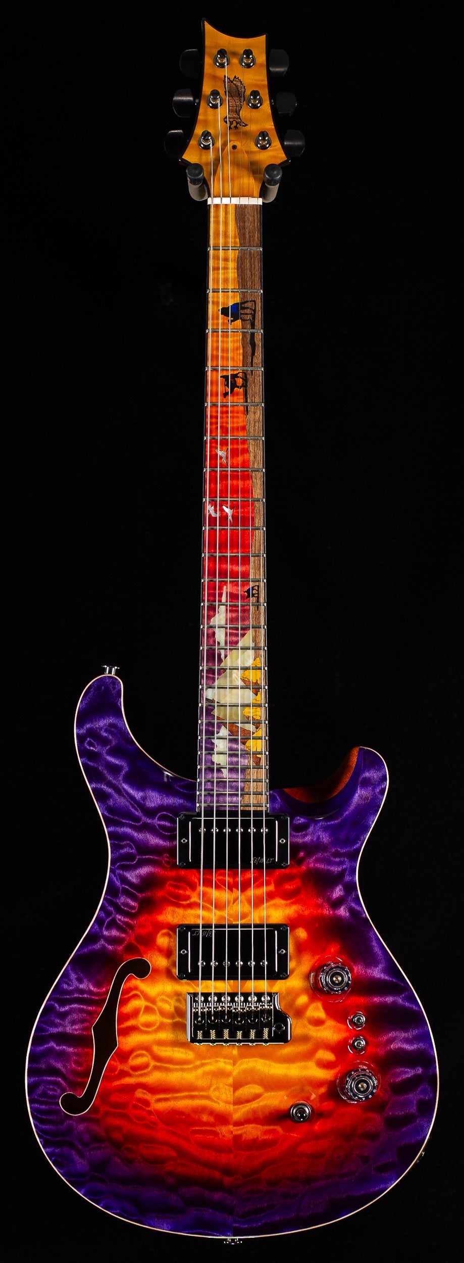 PRS Private Stock 11009 Custom 24-08 Pyramid Indian Ocean Sunset Glow (086)