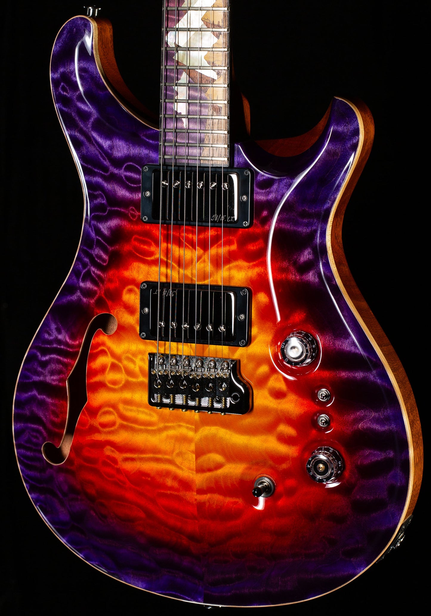 PRS Private Stock 11009 Custom 24-08 Pyramid Indian Ocean Sunset Glow (086)
