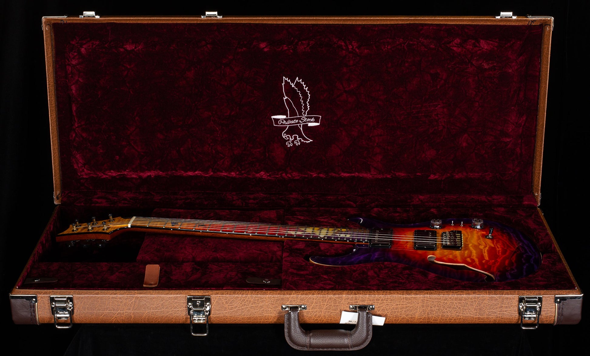 PRS Private Stock 11009 Custom 24-08 Pyramid Indian Ocean Sunset Glow (086)