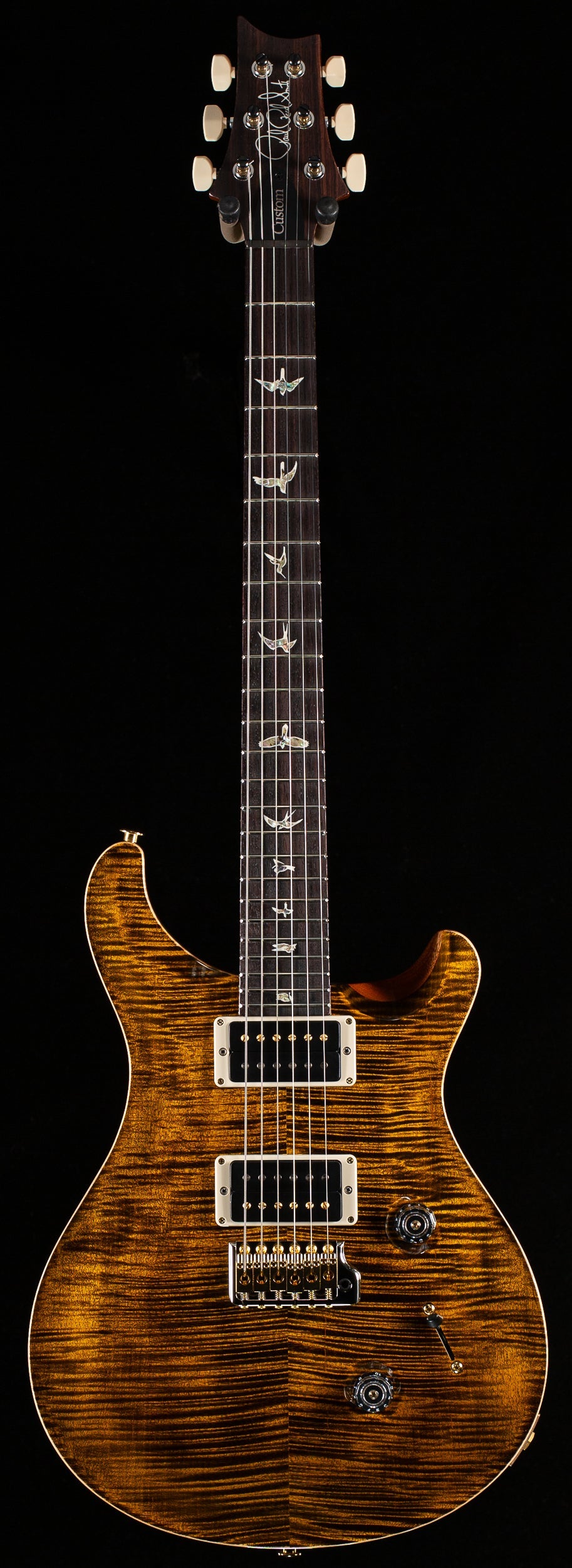 PRS Custom 24 Yellow Tiger 10 Top (052)