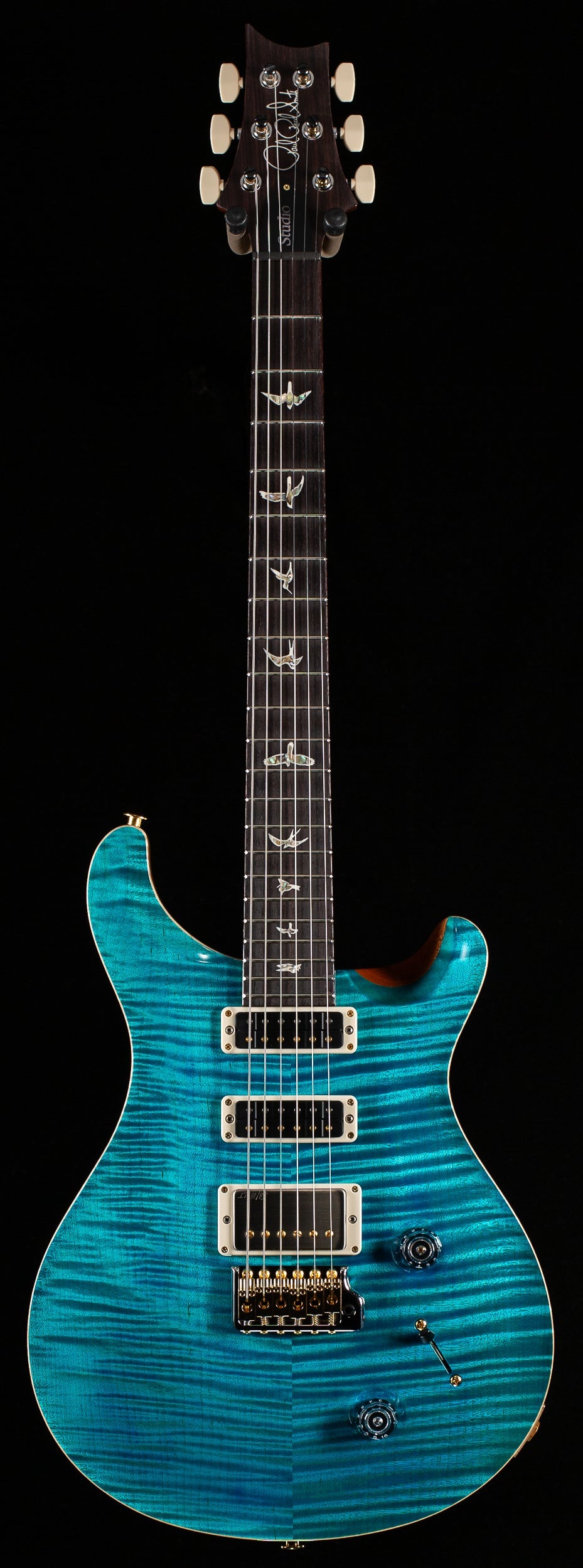 PRS Studio 22 Carroll Blue 10 top (018)