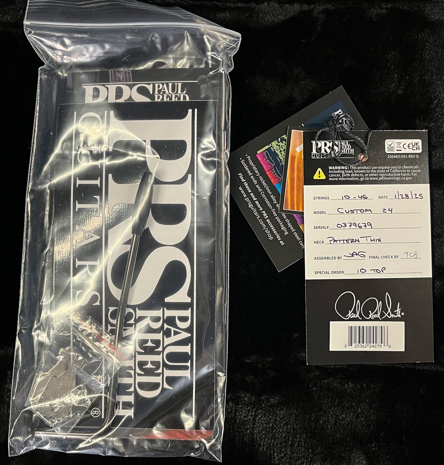 PRS Custom 24 Flame Maple Neck DMO Pickups 10 Top (679)