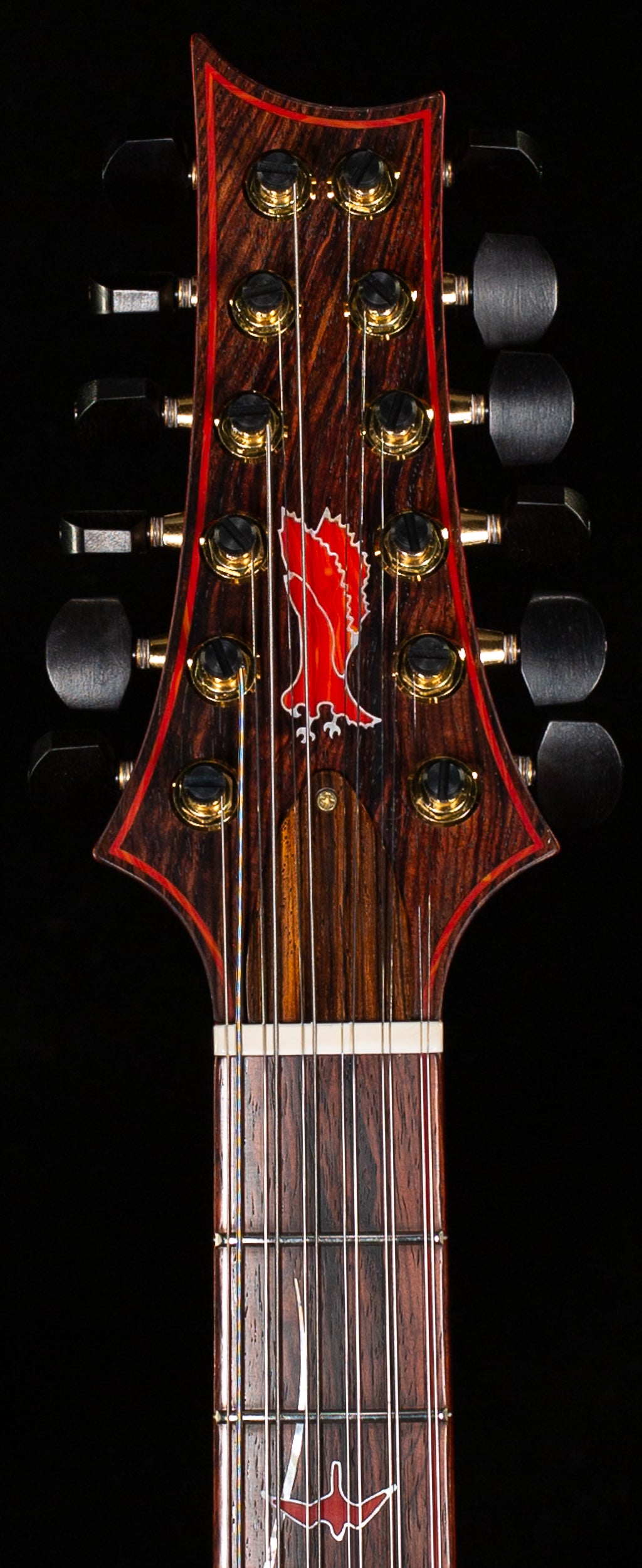 PRS Private Stock 11010 Custom 22 12 String Semi-Hollow Blood Orange Glow (886)