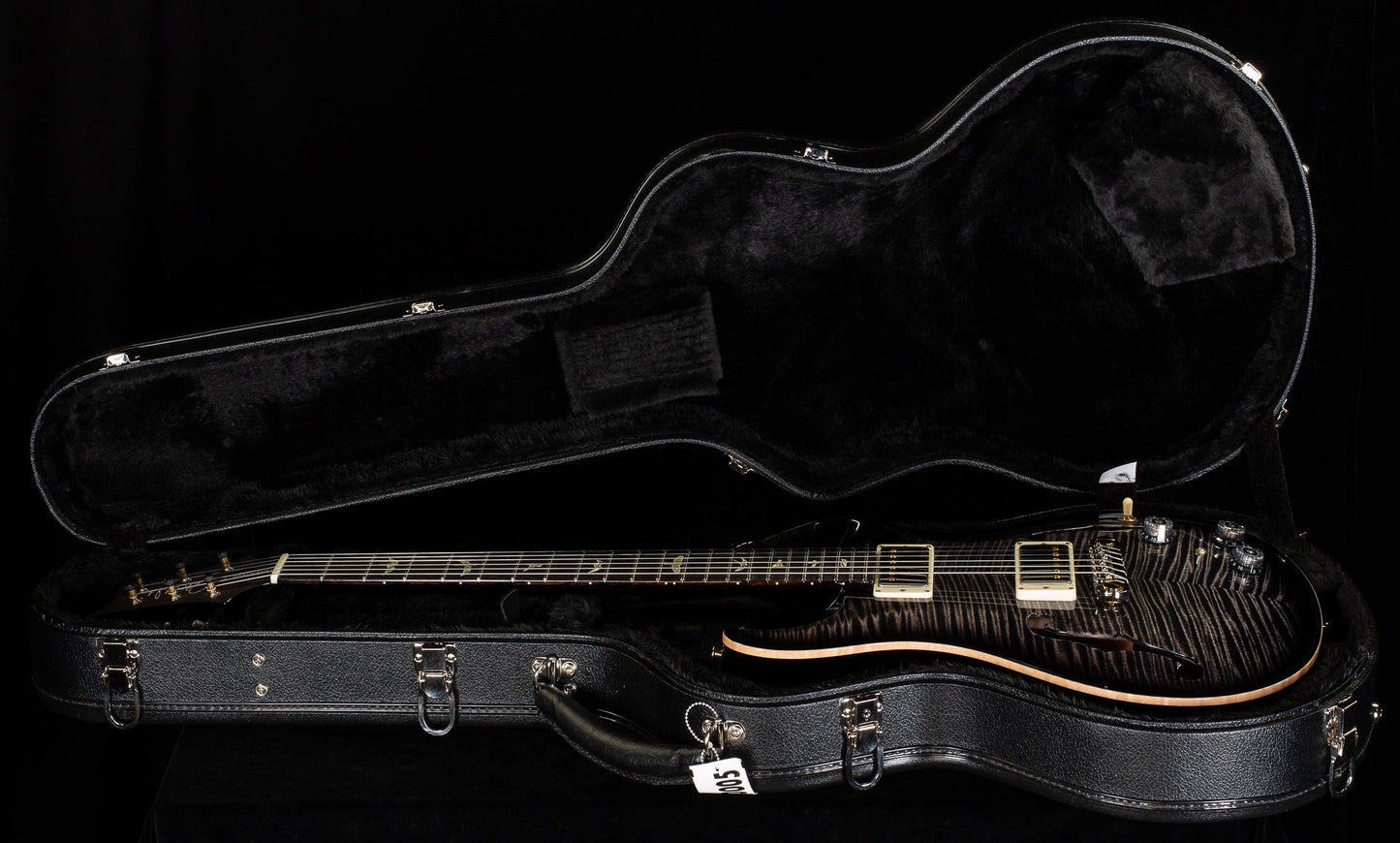 PRS Hollowbody II Piezo Charcoal Burst 10 Top (424)
