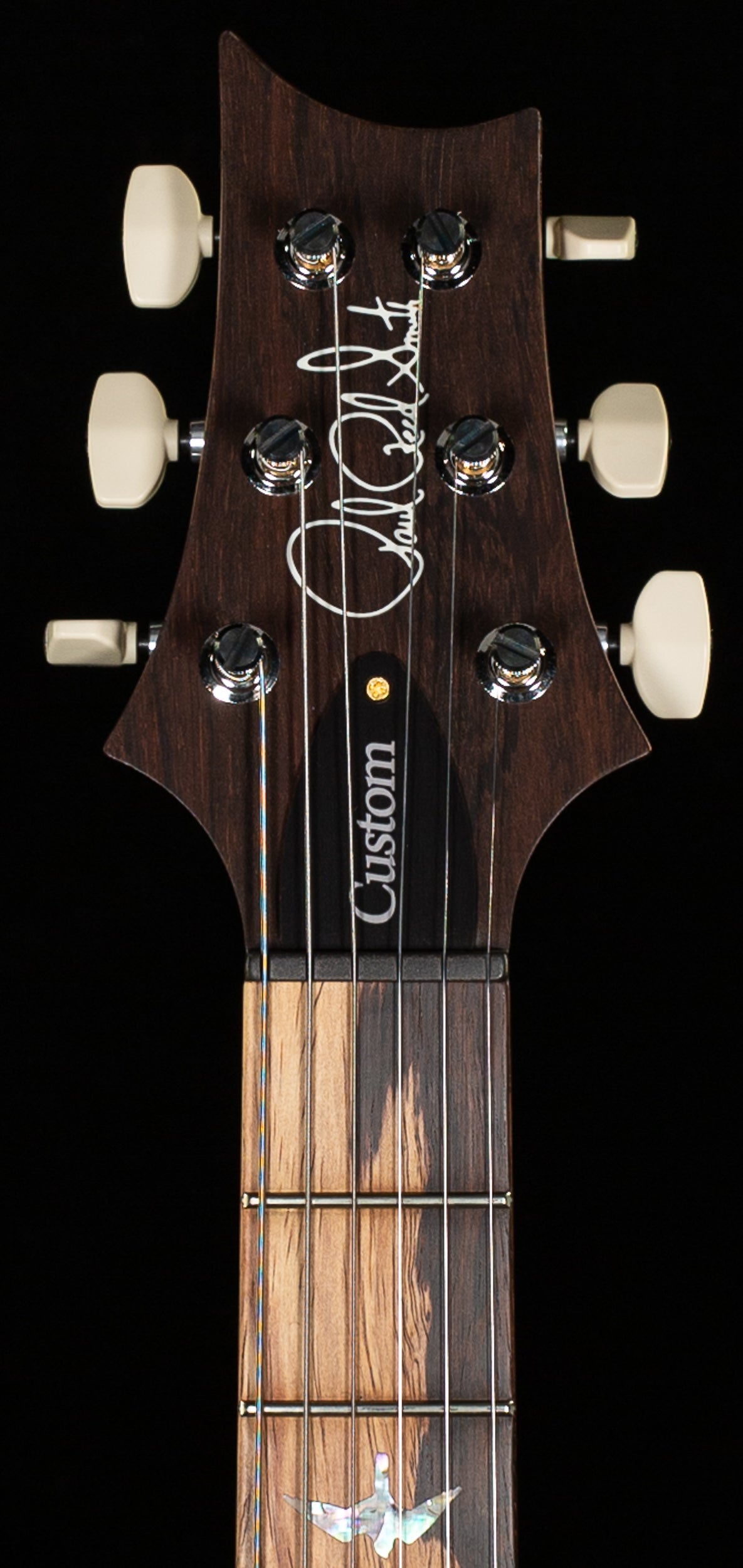 PRS Wood Library Custom 24 Blood Orange 10 Top Torrefied Maple Neck (163)