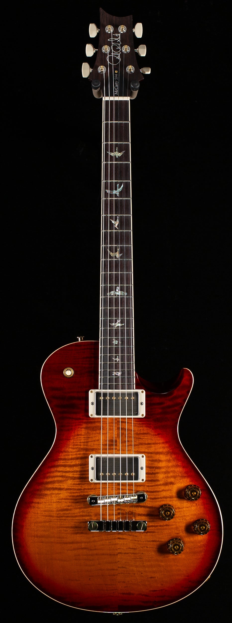 PRS McCarty 594 Singlecut Dark Cherry Sunburst 10 Top (294)