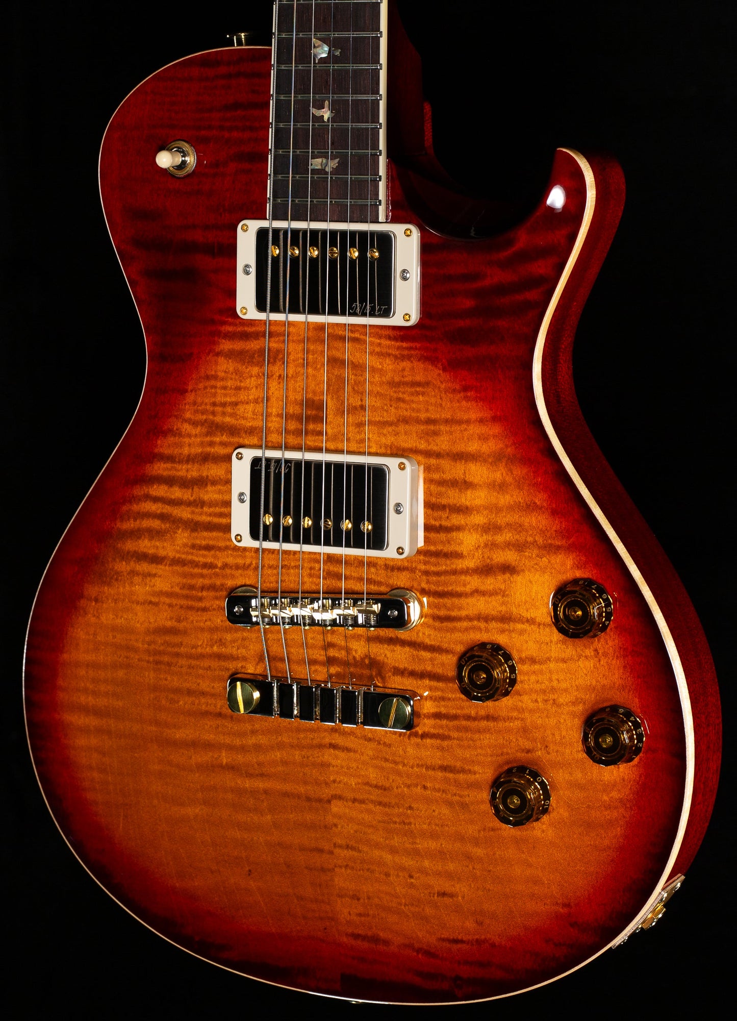 PRS McCarty 594 Singlecut Dark Cherry Sunburst 10 Top (294)