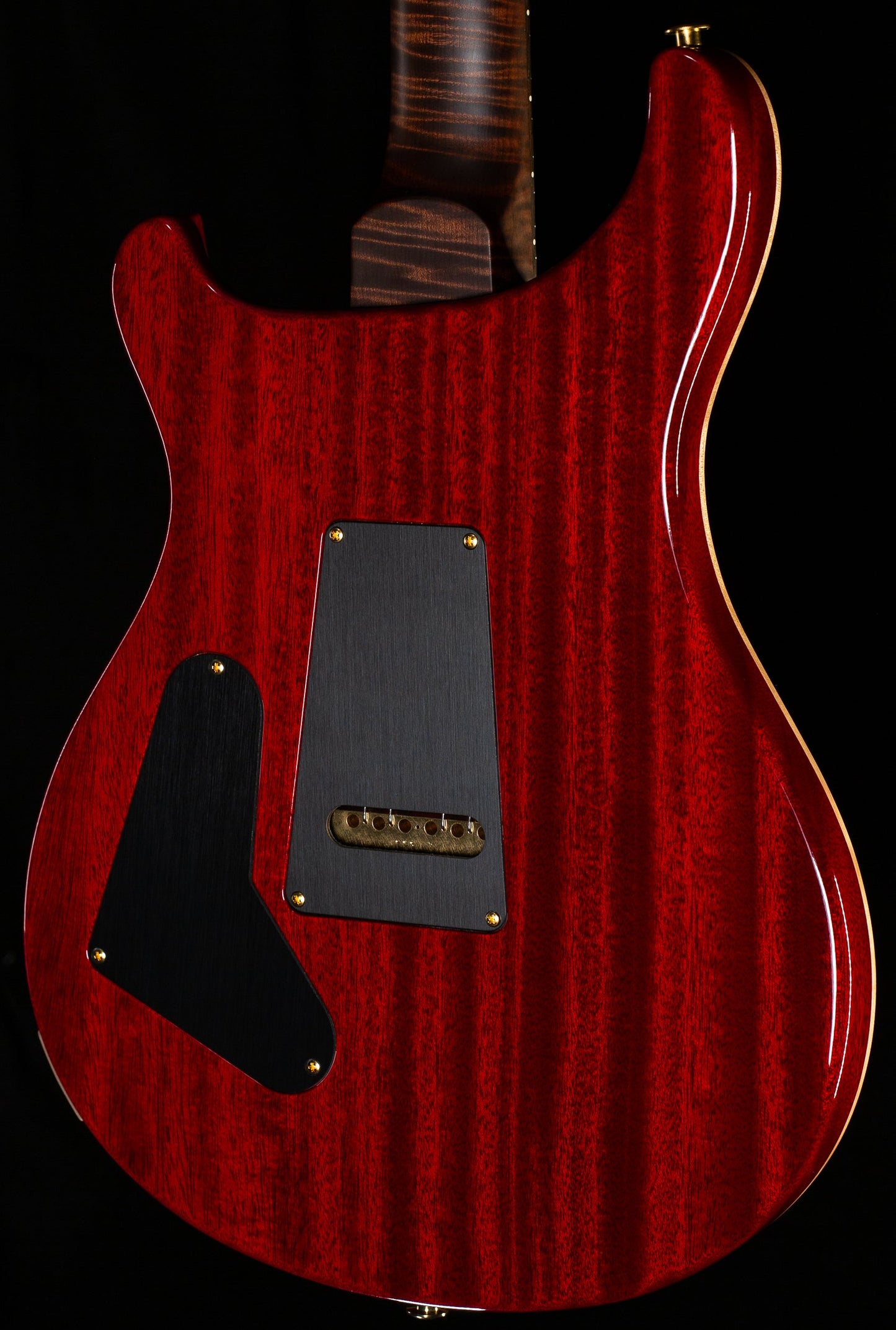 PRS Wood Library Custom 24 Blood Orange Quilt 10 Top Torrefied Maple Neck (814)