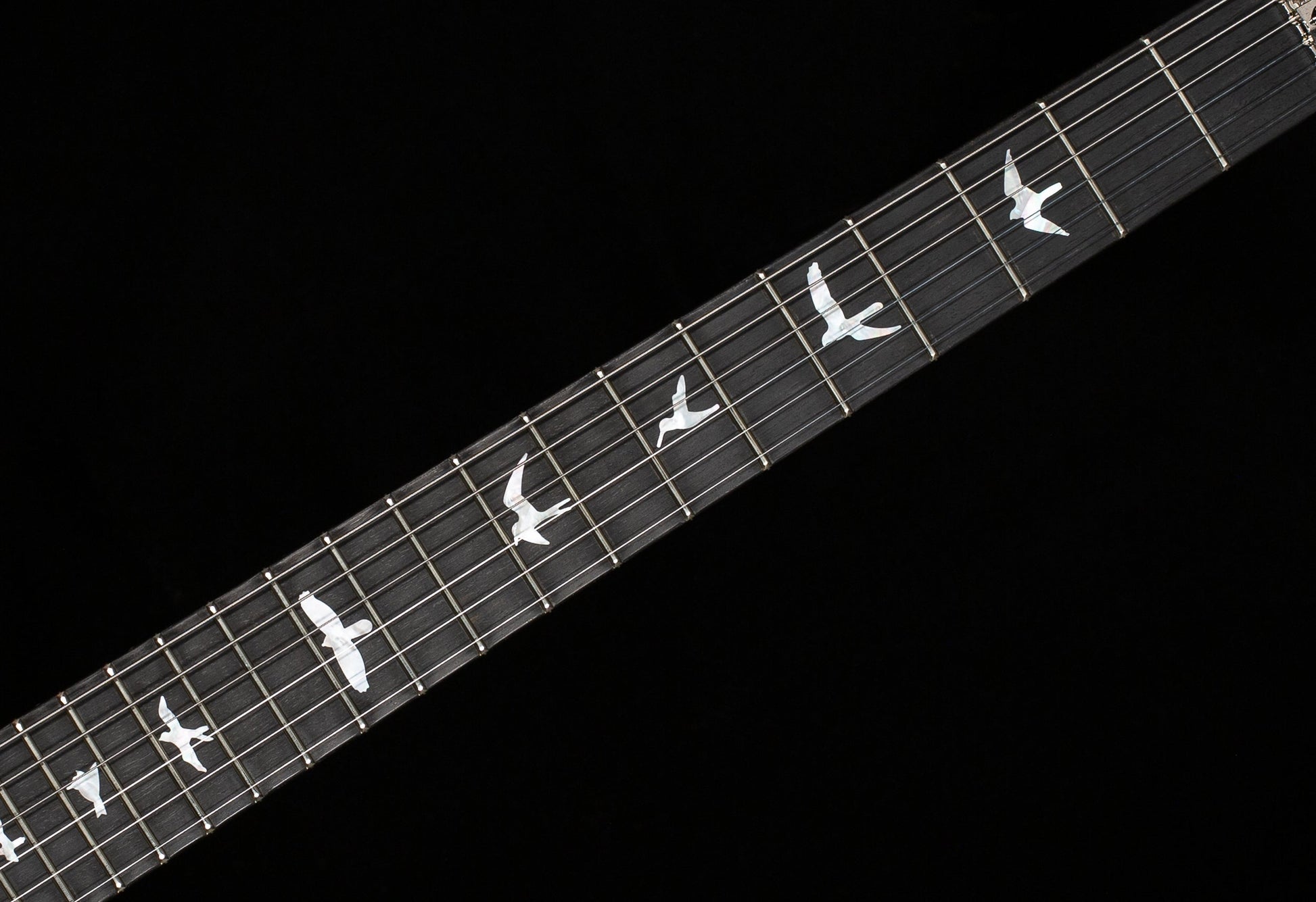 PRS Wood Library Custom 24 Floyd Charcoal Cherry Burst 10 Top (675)