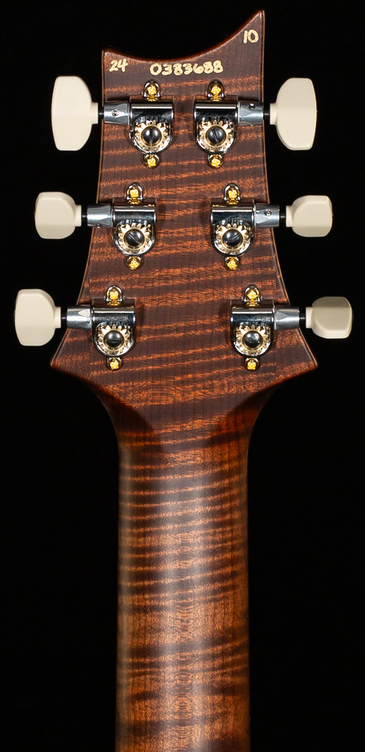 PRS Wood Library Custom 24 River Blue Quilt 10 Top Torrefied Maple Neck (688)