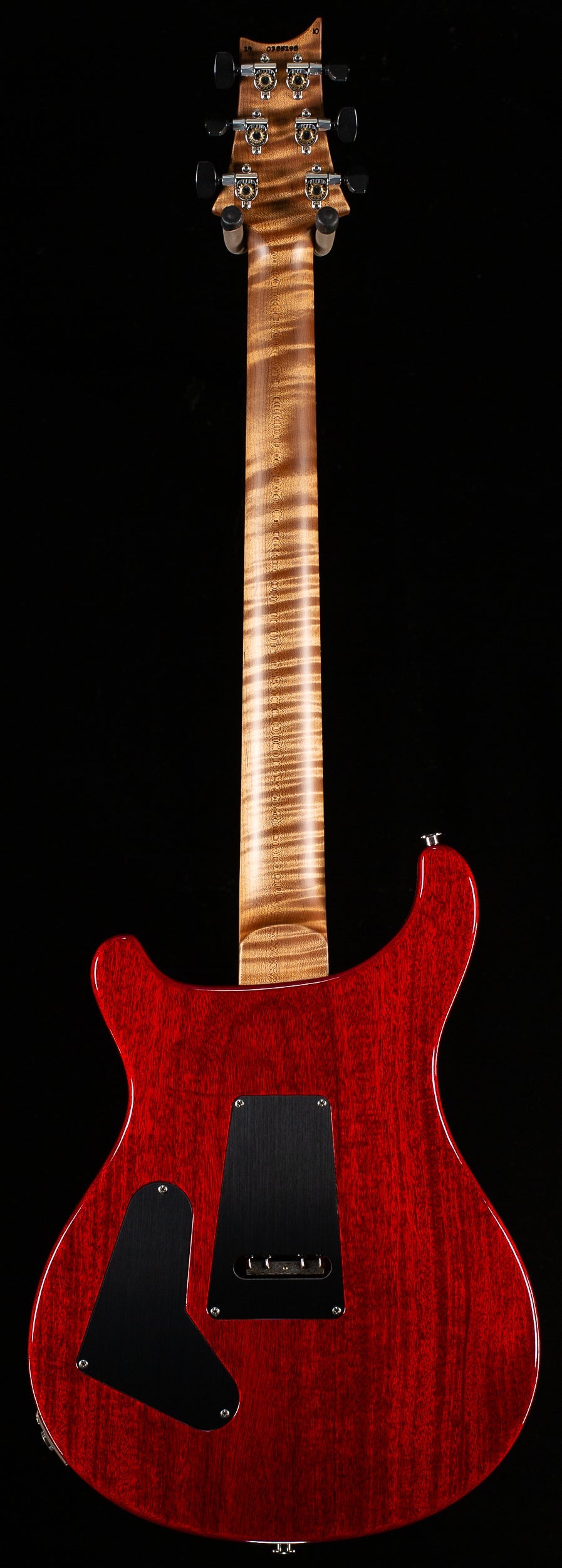 PRS Wood Library Custom 24 Floyd Charcoal Cherry Burst Quilt 10 Top Torrefied Maple Neck (298)
