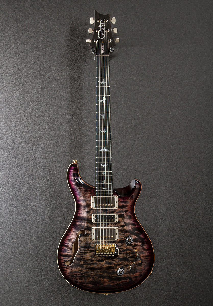 Special Semi-Hollow Wood Library Limited - Charcoal Purple Burst w/Korina