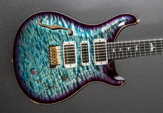 Special Semi-Hollow Wood Library Limited - Aquableux Purple Burst w/Korina
