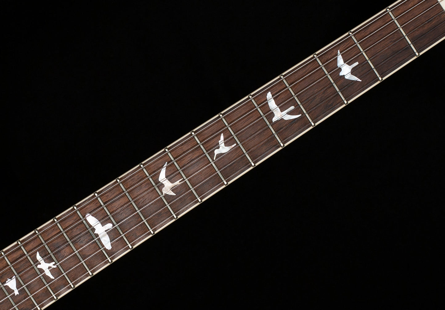 PRS Wood Library McCarty 594 Hollowbody II Torrefied Maple Neck Brazilian Rosewood Blood Orange Smokeburst 10 Top (401)