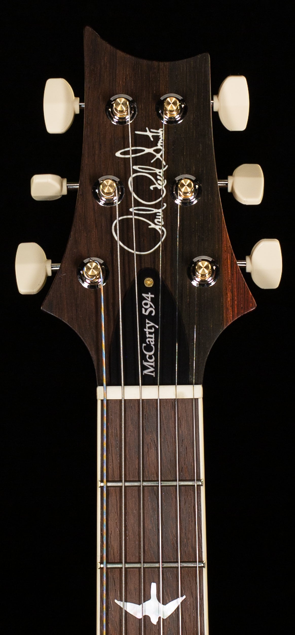 PRS Wood Library McCarty 594 Hollowbody II Torrefied Maple Neck Brazilian Rosewood Blood Orange Smokeburst 10 Top (402)