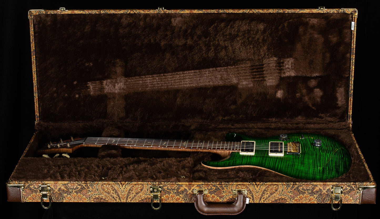 PRS Wood Library Custom 24 Jae Green Burst 10 Top Torrefied Maple Neck (762)
