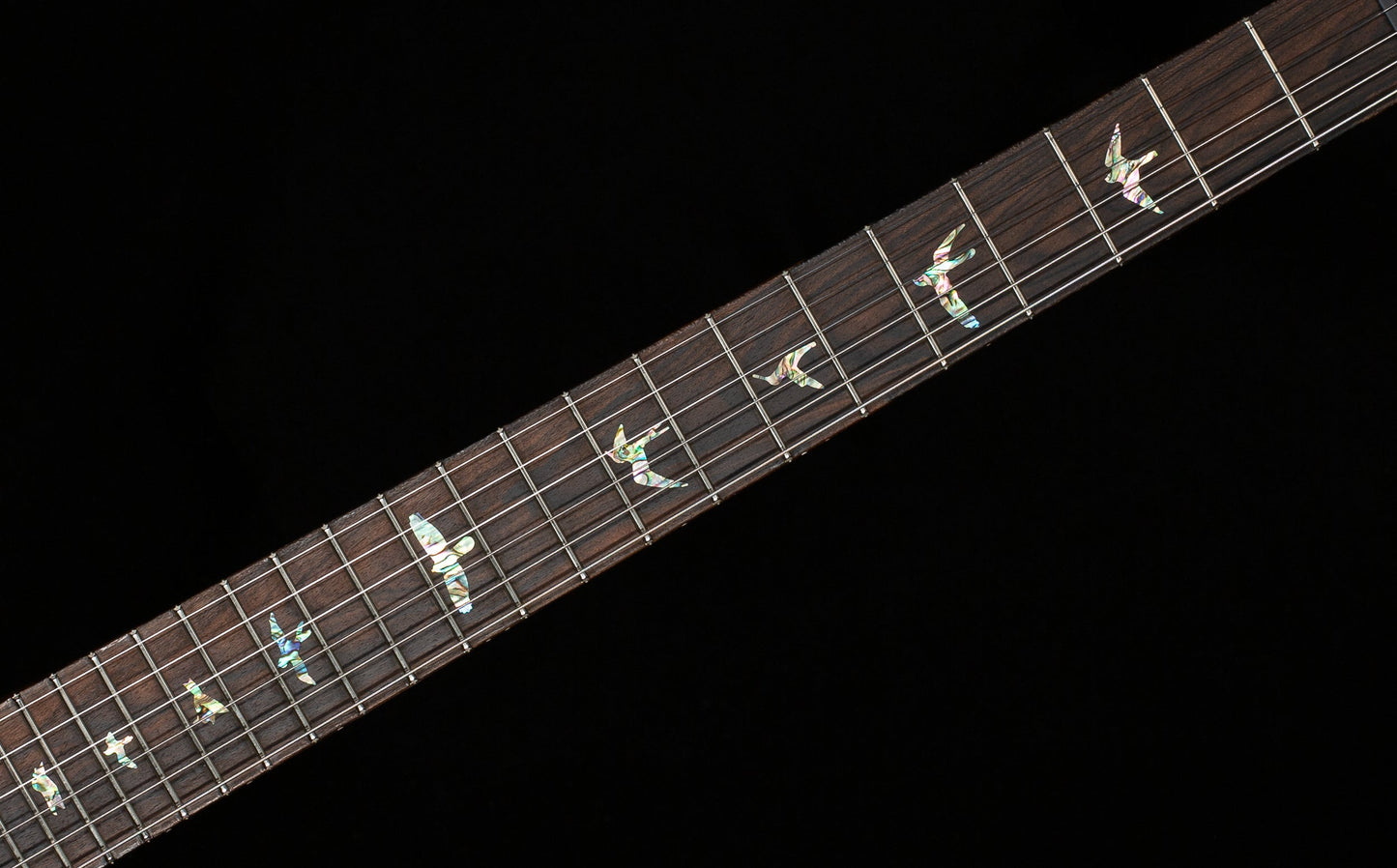 PRS Custom 24 Aquamarine Quilted Maple 10 Top Lefty (594)
