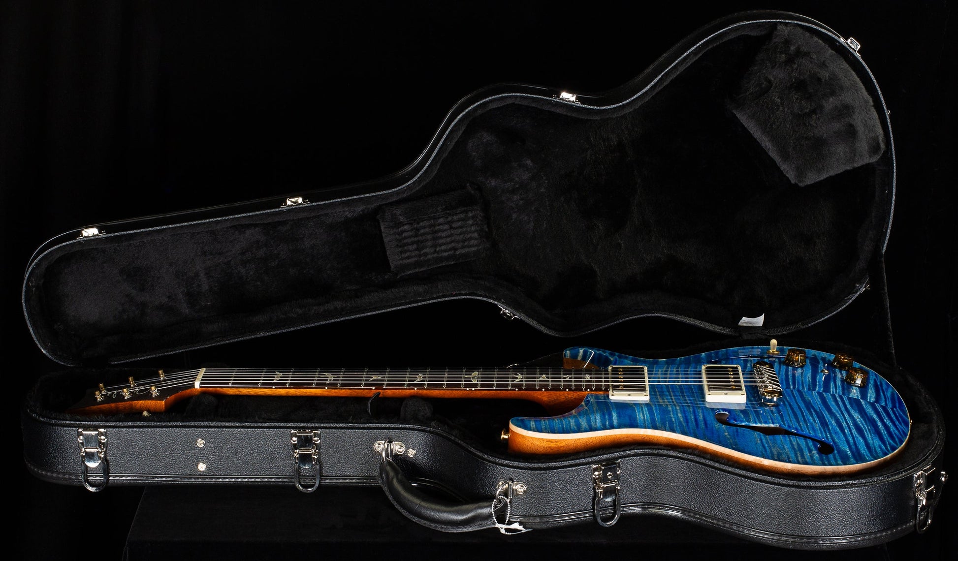 PRS Hollowbody II Piezo Faded Blue Jean 10 top (316)